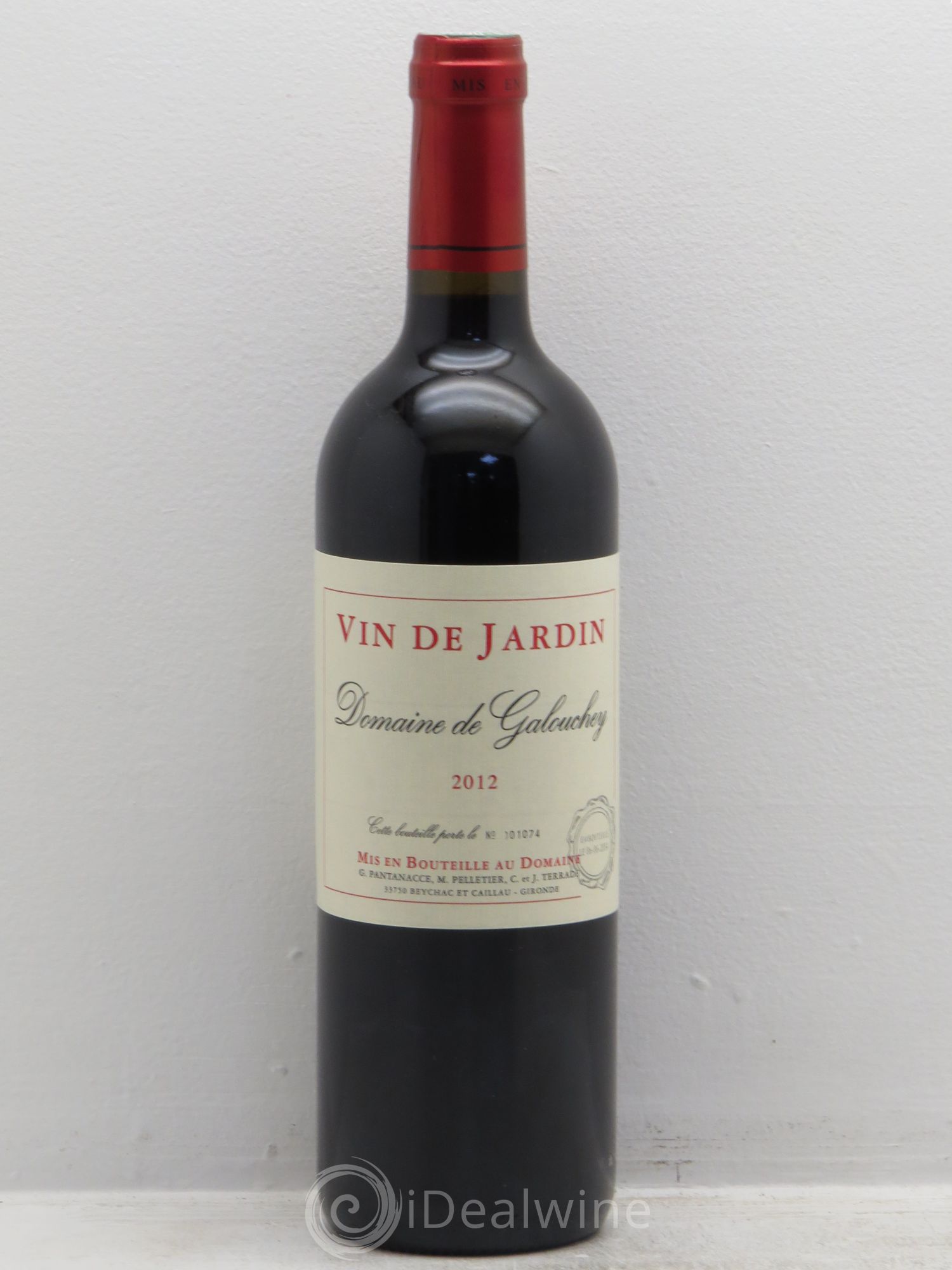 Divers Domaine de Gallouchey vin de jardin Vin de france 2012 - Posten von 6 Flaschen - 0