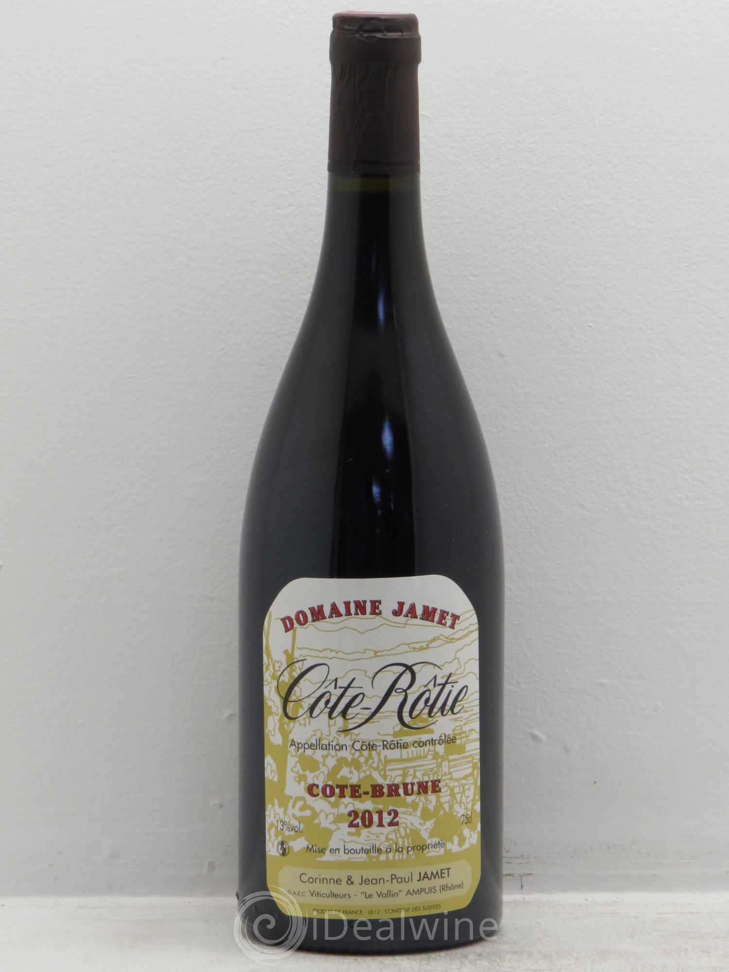 Côte-Rôtie Côte Brune Jamet (Domaine) 2012 - Lot de 1 bouteille - 0