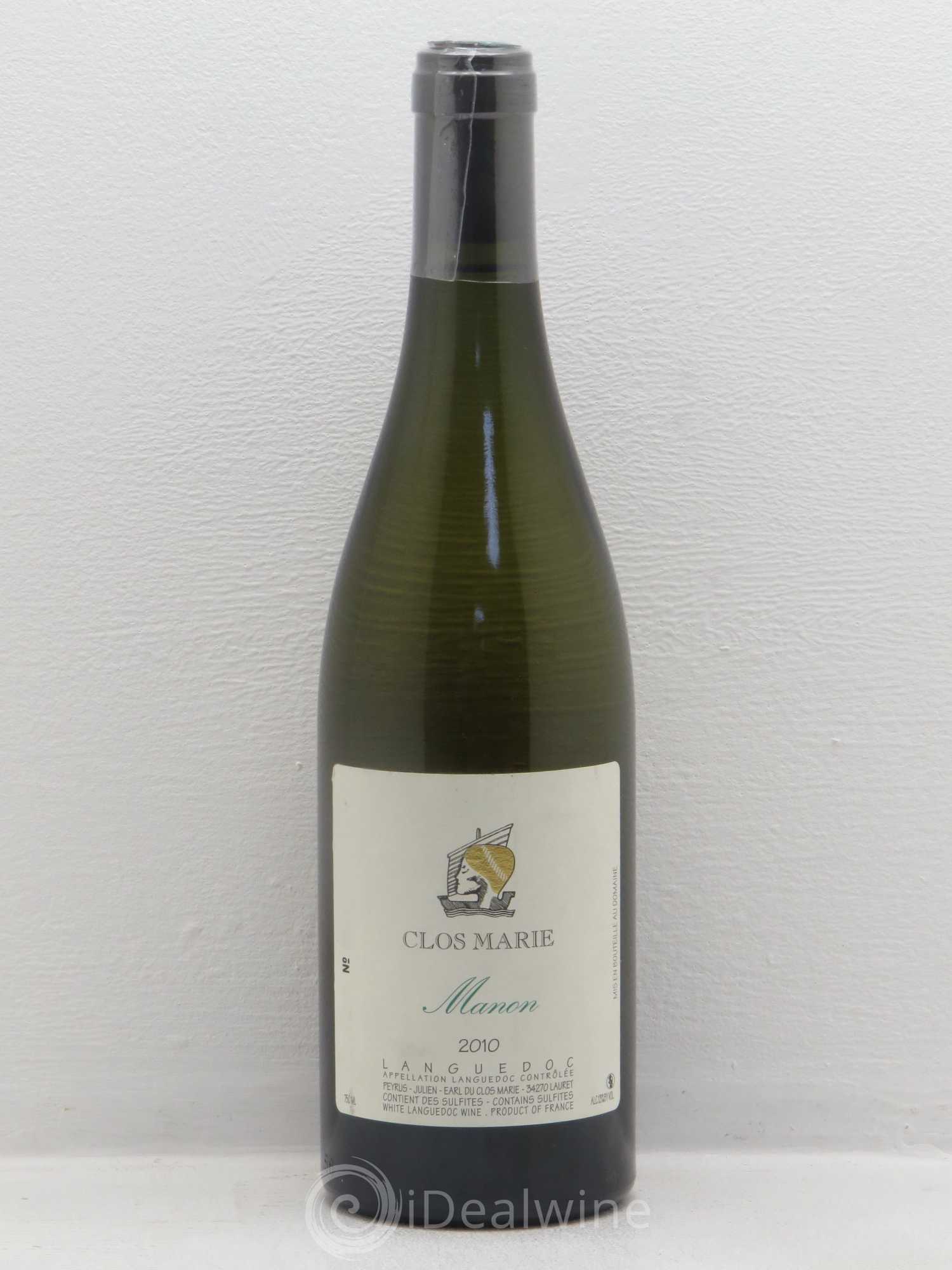 Languedoc Clos Marie Manon (sans prix de réserve) 2010 - Posten von 1 Flasche - 0