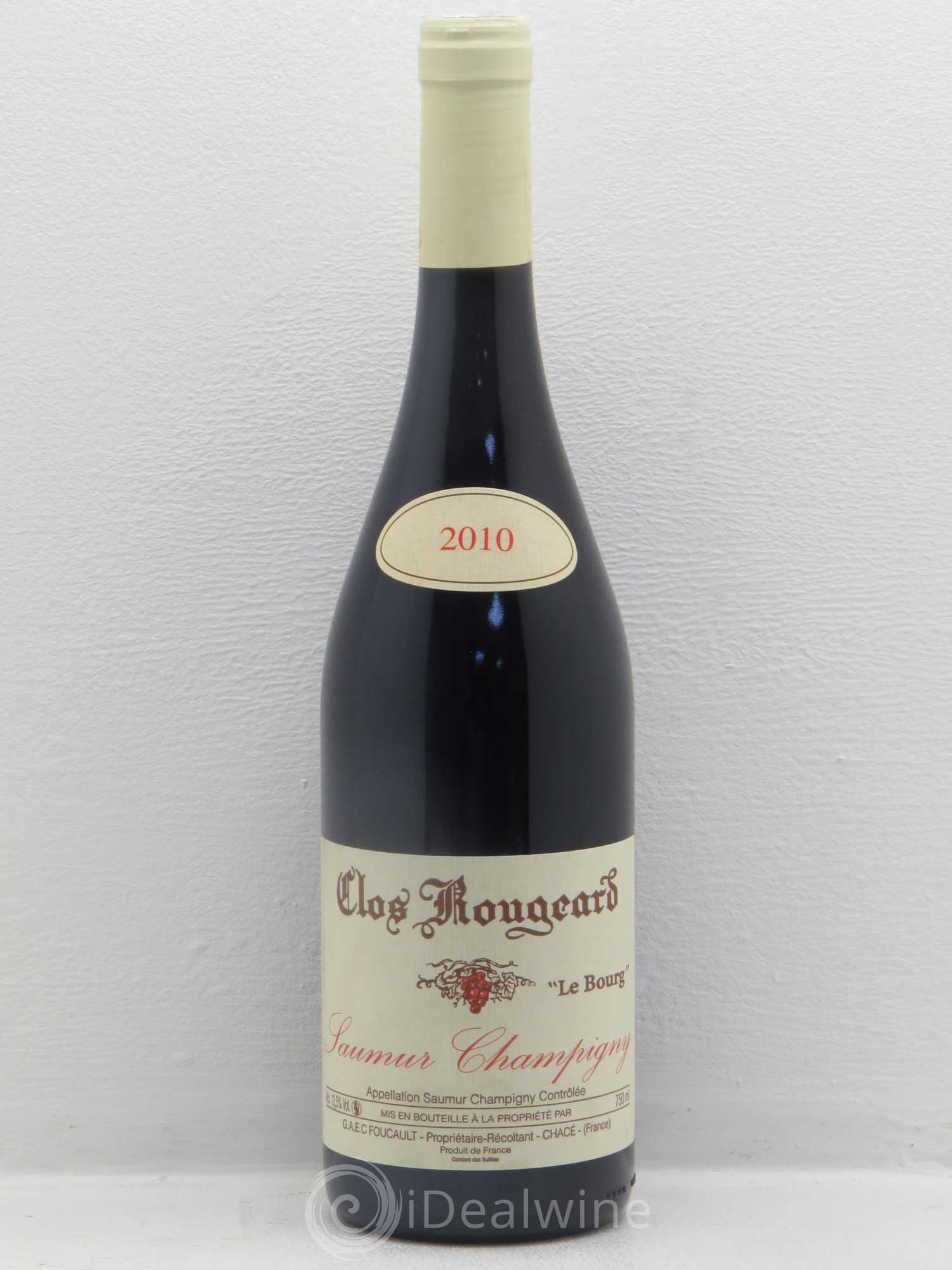 Saumur-Champigny Le Bourg Clos Rougeard 2010 - Lot de 1 bouteille - 0