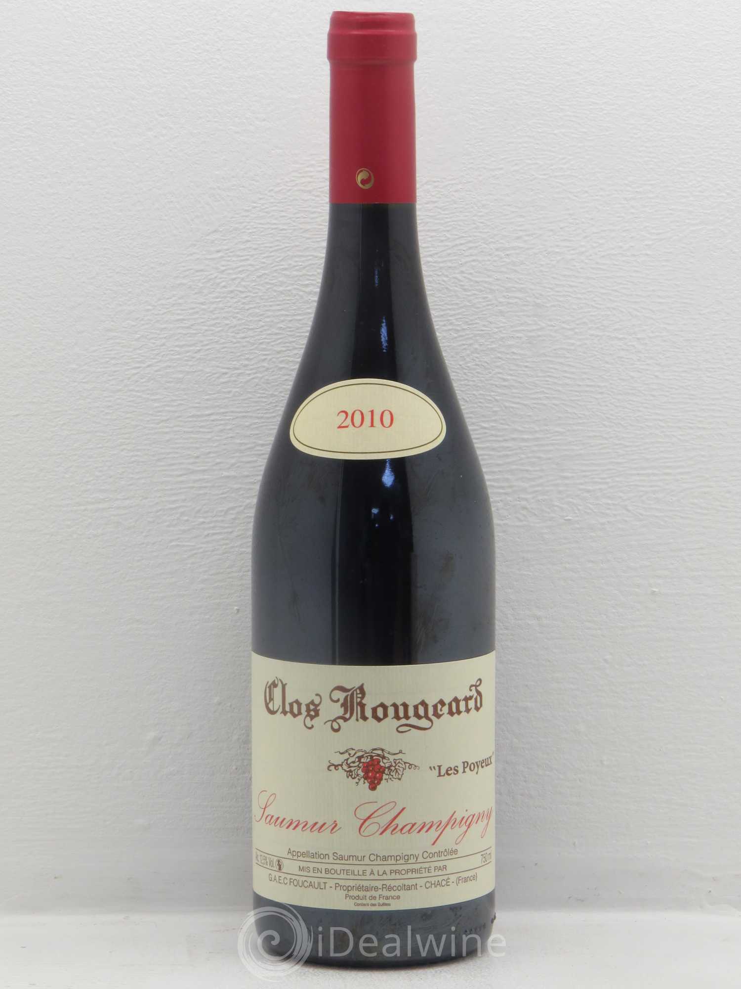 Saumur-Champigny Les Poyeux Clos Rougeard 2010 - Lot de 1 bouteille - 0