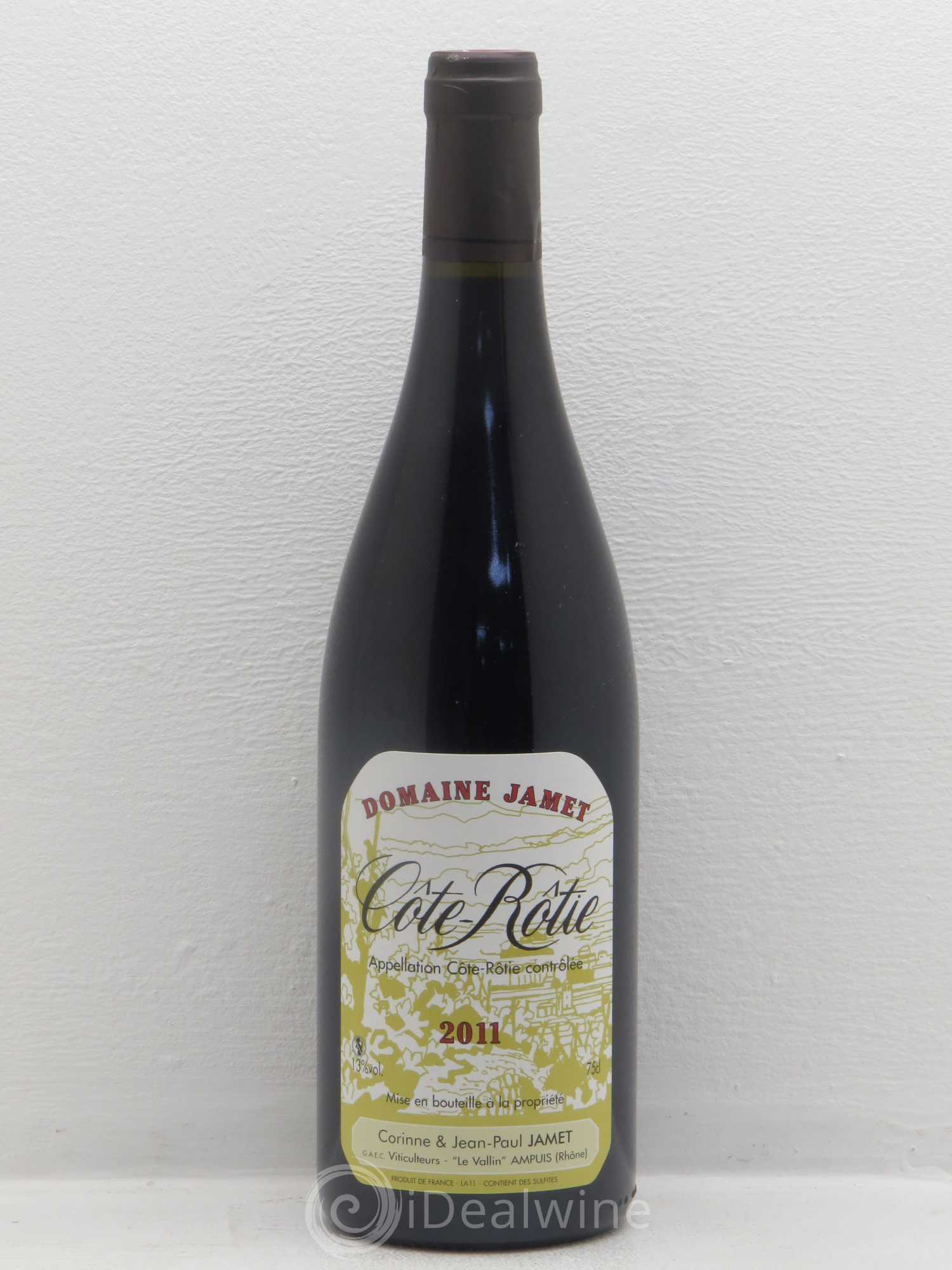 Côte-Rôtie Jamet (Domaine) 2011 - Lot de 1 bouteille - 0