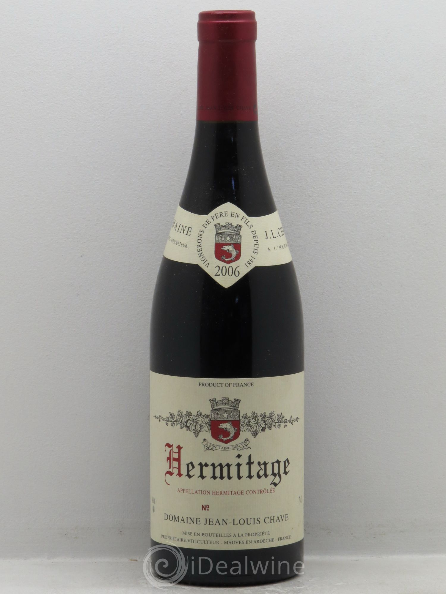 Hermitage Jean-Louis Chave (sans prix de réserve) 2006 - Lot de 1 bouteille - 0