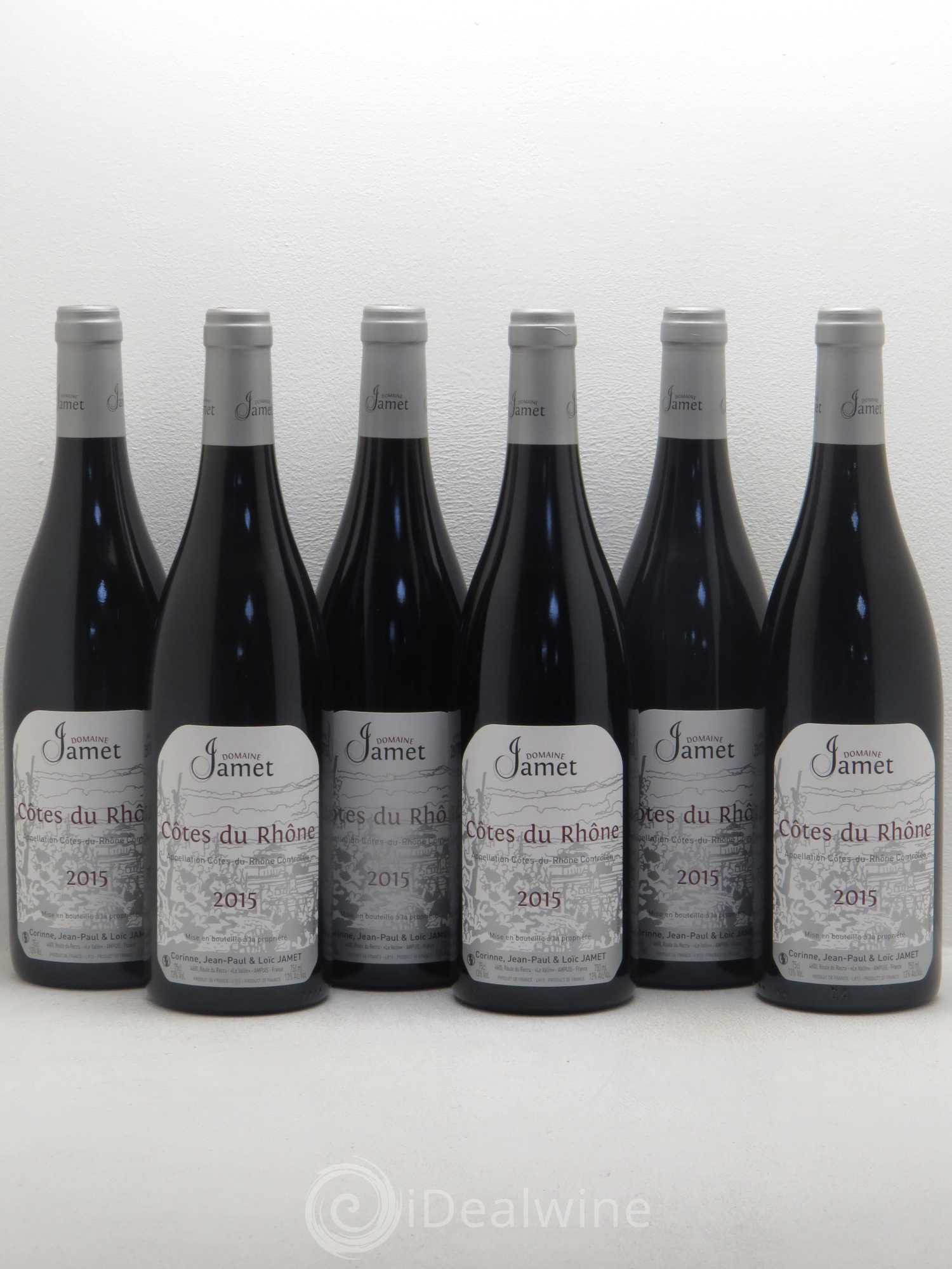 Côtes-du-Rhône Jamet 2015 - Lot de 6 bouteilles - 0