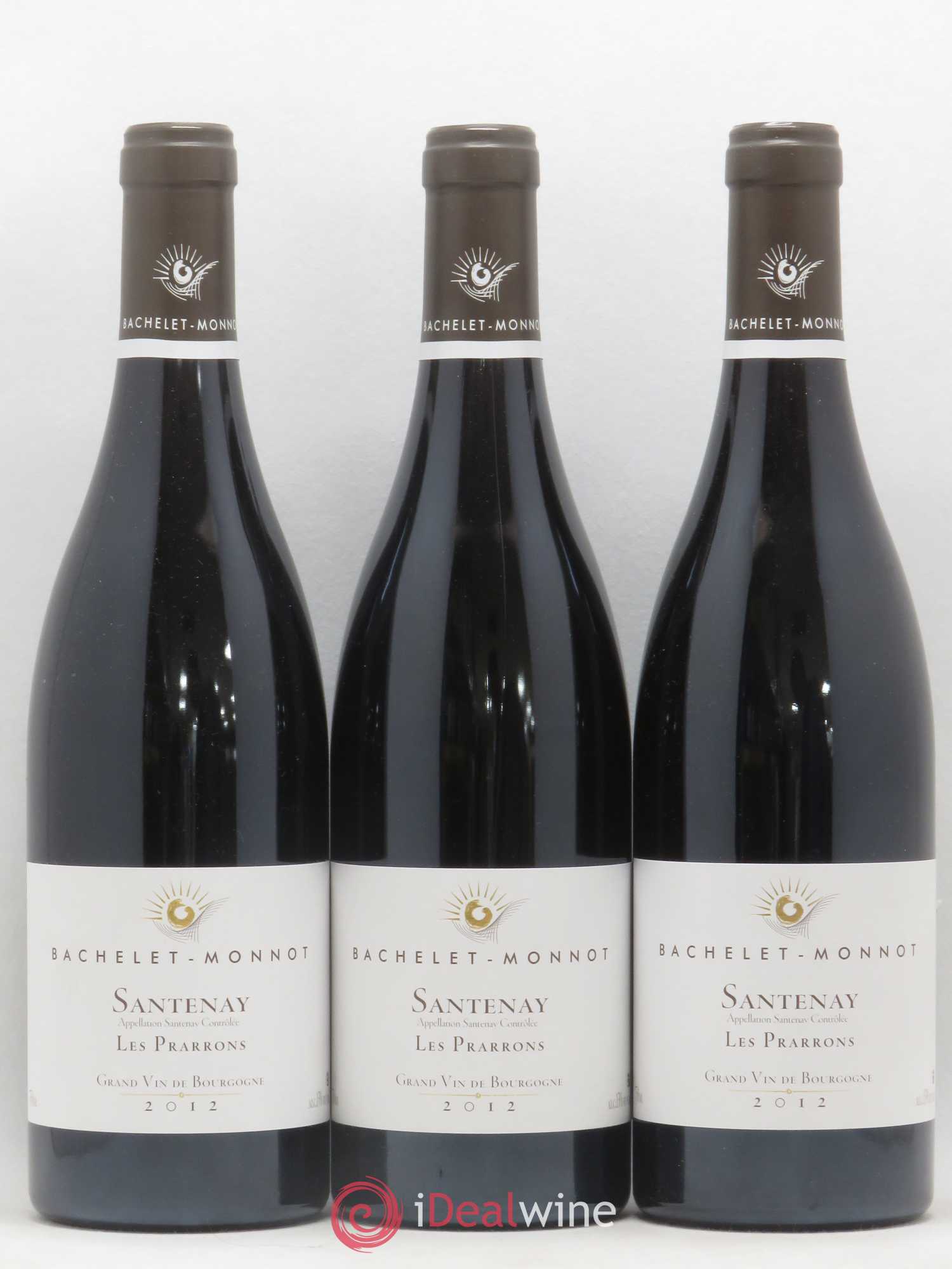 Santenay Les Prarrons Bachelet-Monnot 2012 - Posten von 3 Flaschen - 0