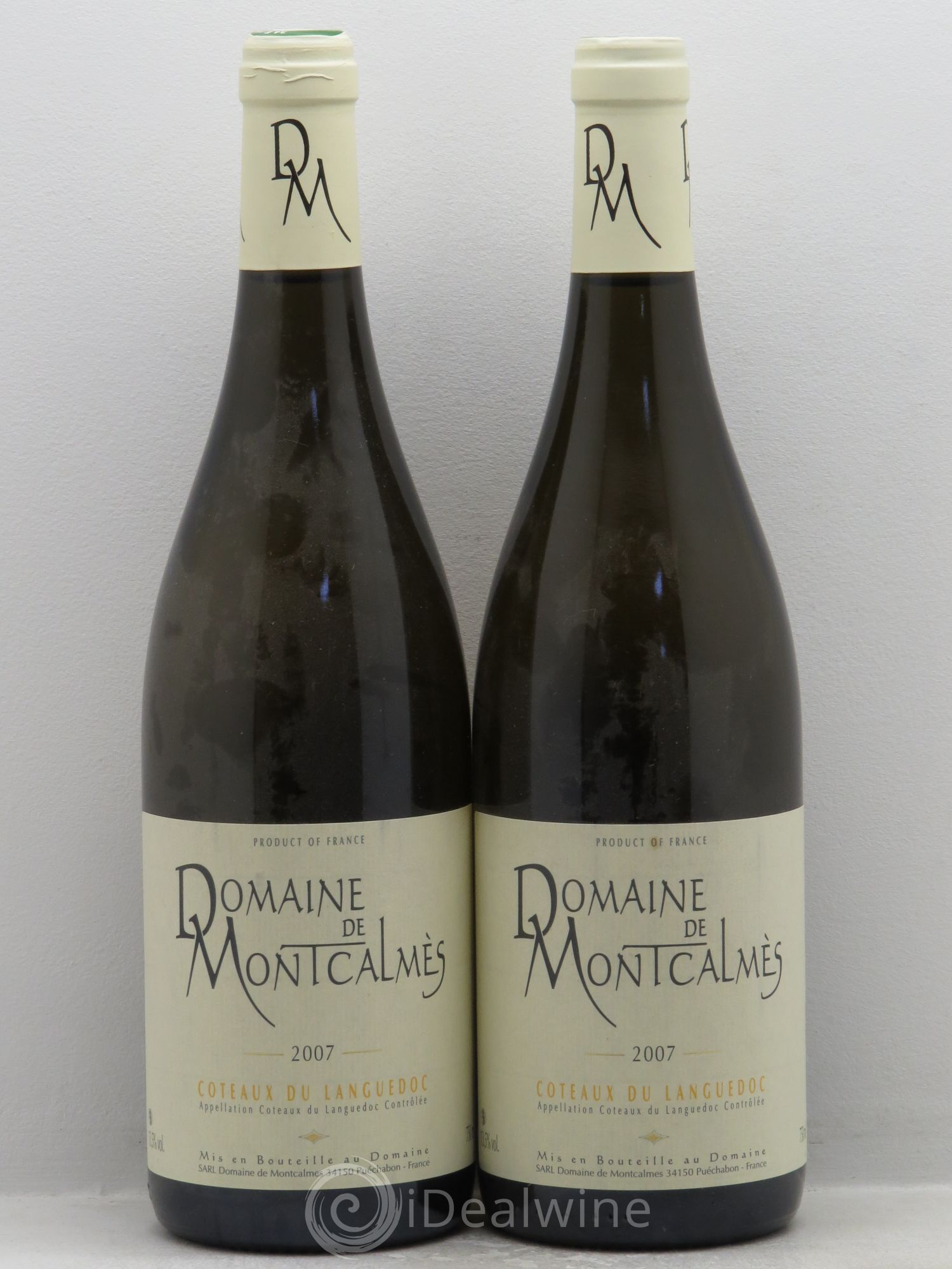 Languedoc Domaine de Montcalmès Frédéric Pourtalié 2007 - Lot de 2 bouteilles - 0