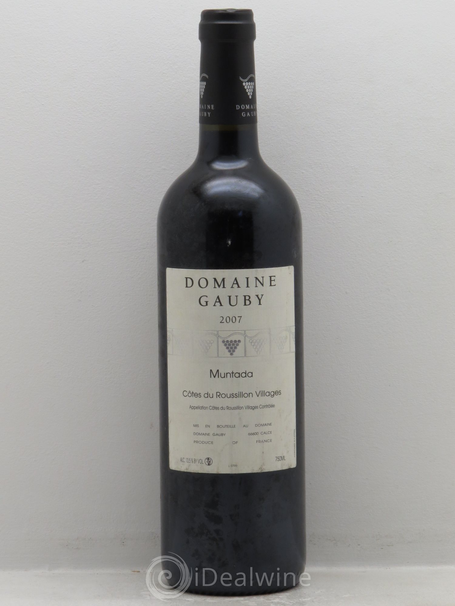 Côtes Catalanes (anciennement Côtes du Roussillon Villages) La Muntada Gauby (Domaine) (sans prix de réserve) 2007 - Lot de 1 bouteille - 0