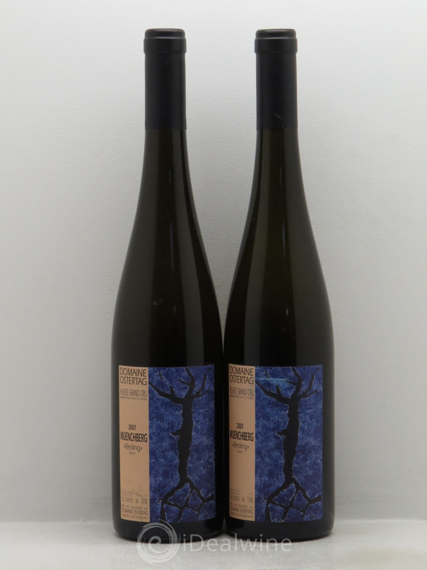 Alsace Riesling Grand Cru Muenchberg Ostertag (Domaine) 2007 - Lot de 2 bouteilles - 0