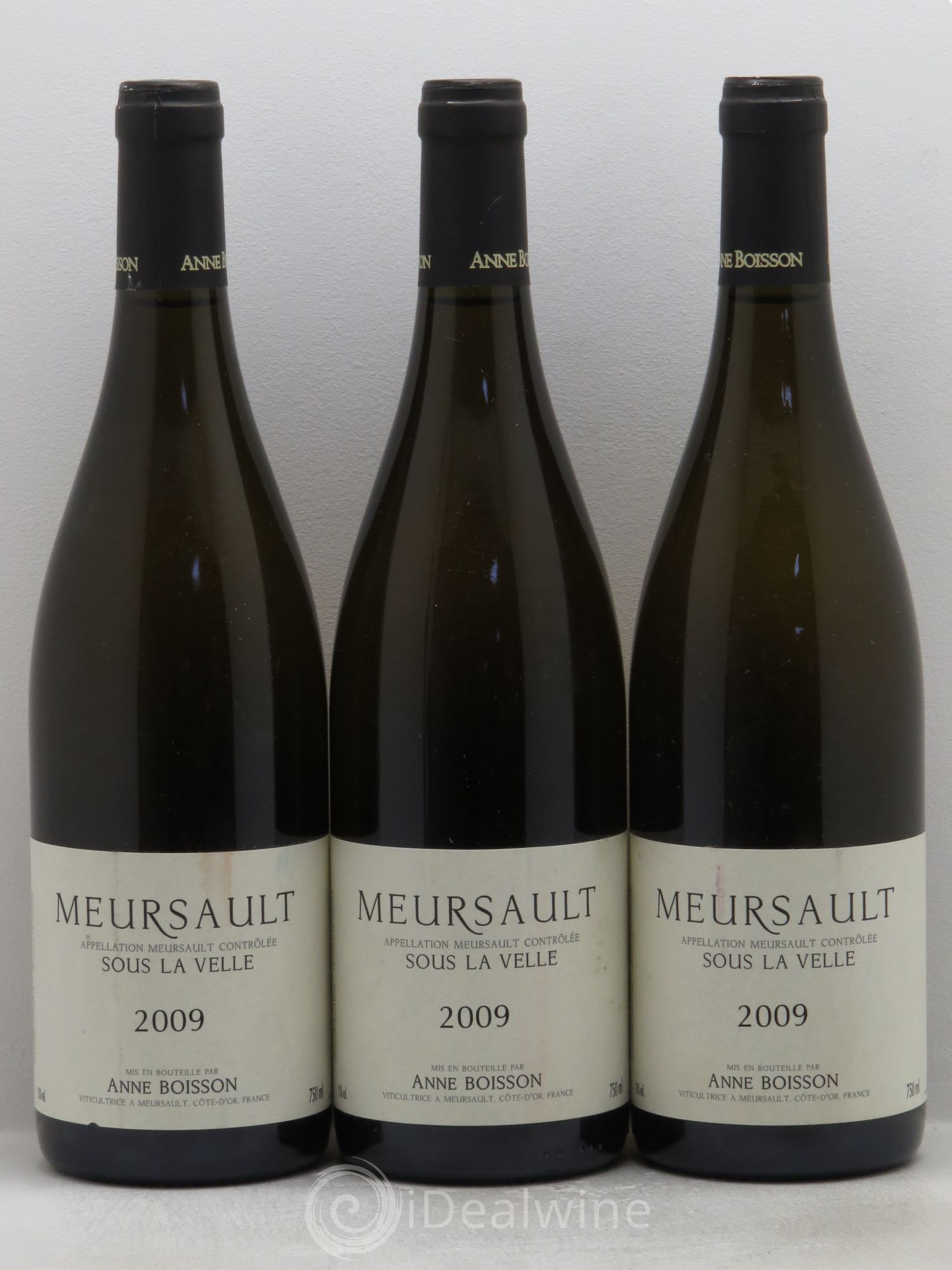 Meursault "Sous la Velle" Boisson 2009 - Posten von 3 Flaschen - 0