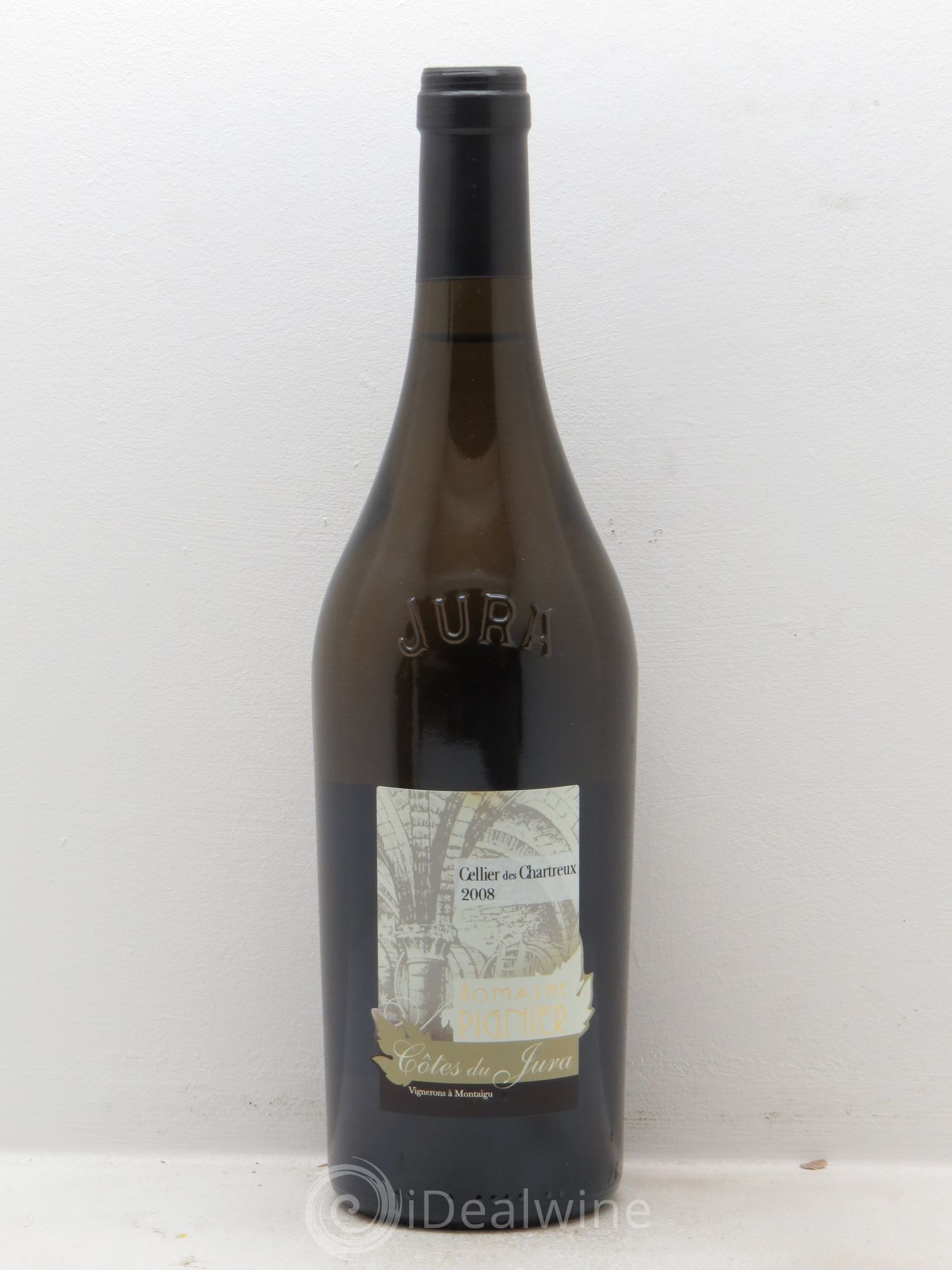Côtes du Jura Domaine Pignier Cellier des Chartreux Chardonnay 2008 - Posten von 6 Flaschen - 0