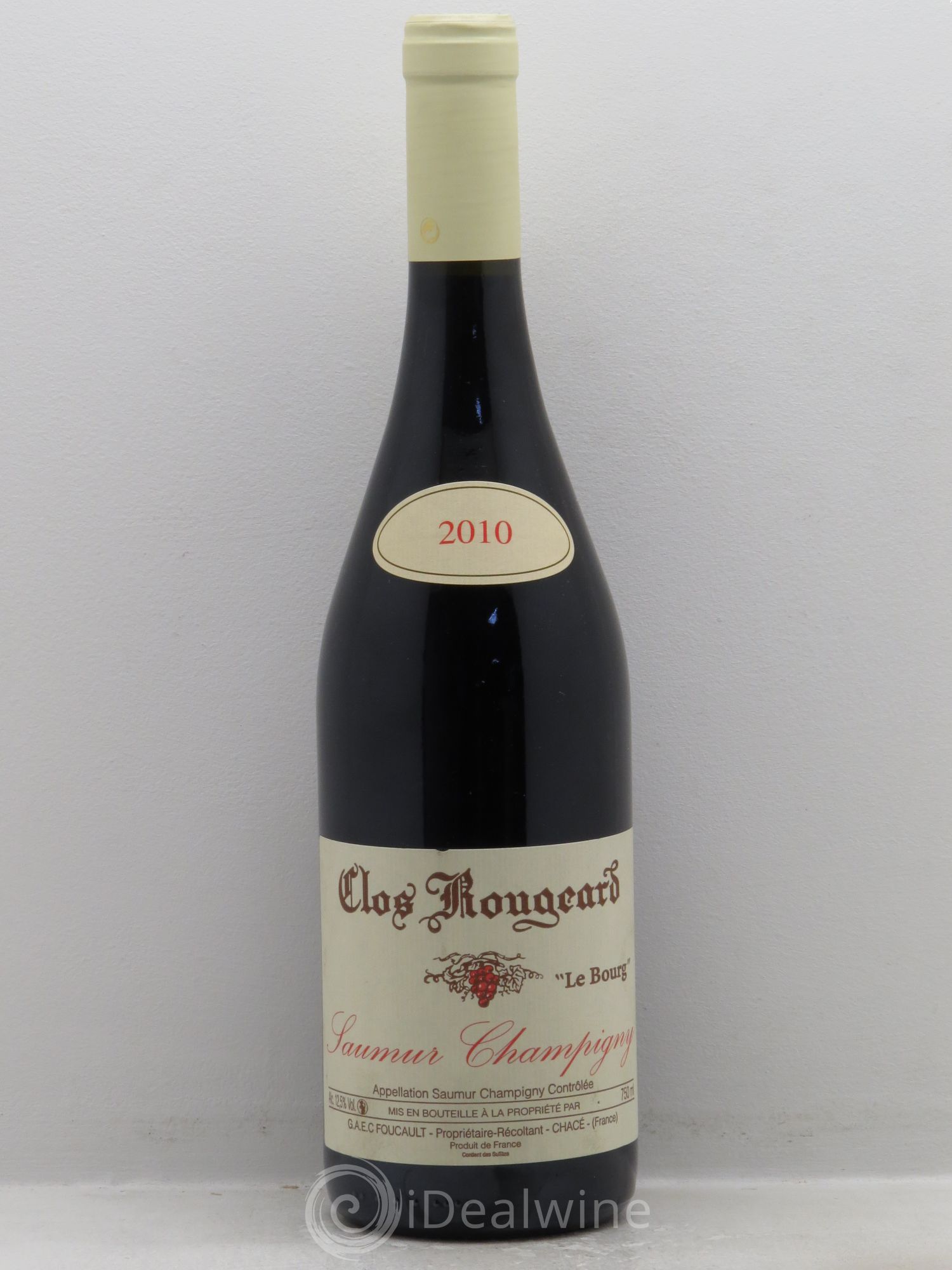Saumur-Champigny Le Bourg Clos Rougeard (sans prix de réserve) 2010 - Lot de 1 bouteille - 0
