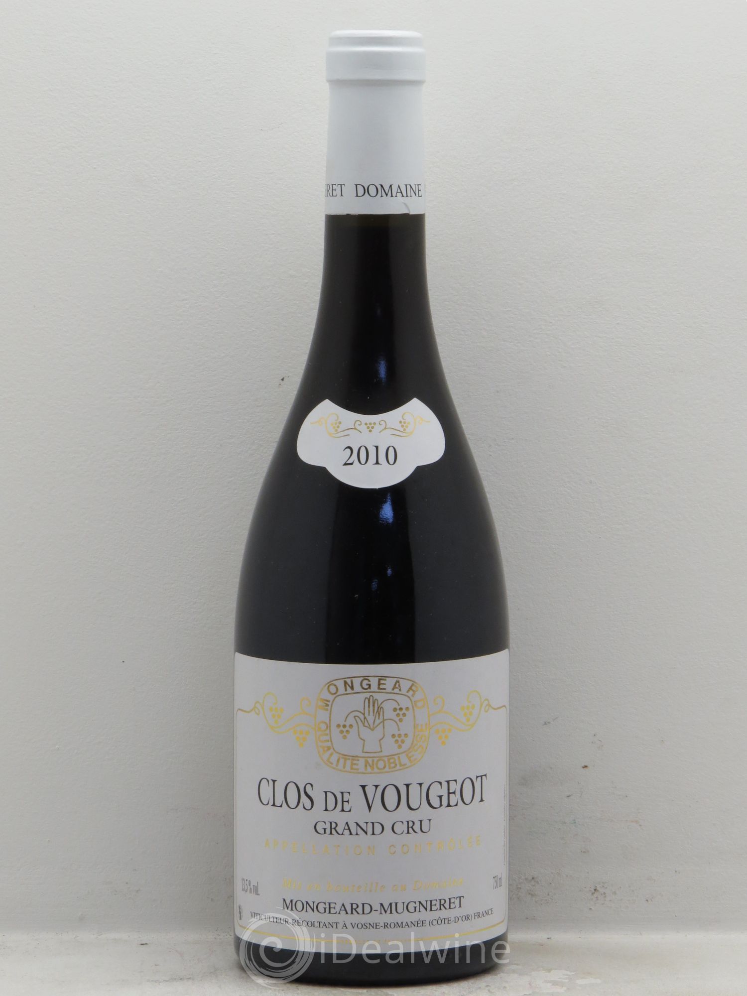 Clos de Vougeot Grand Cru (sans prix de réserve) 2010 - Lot de 1 bouteille - 0