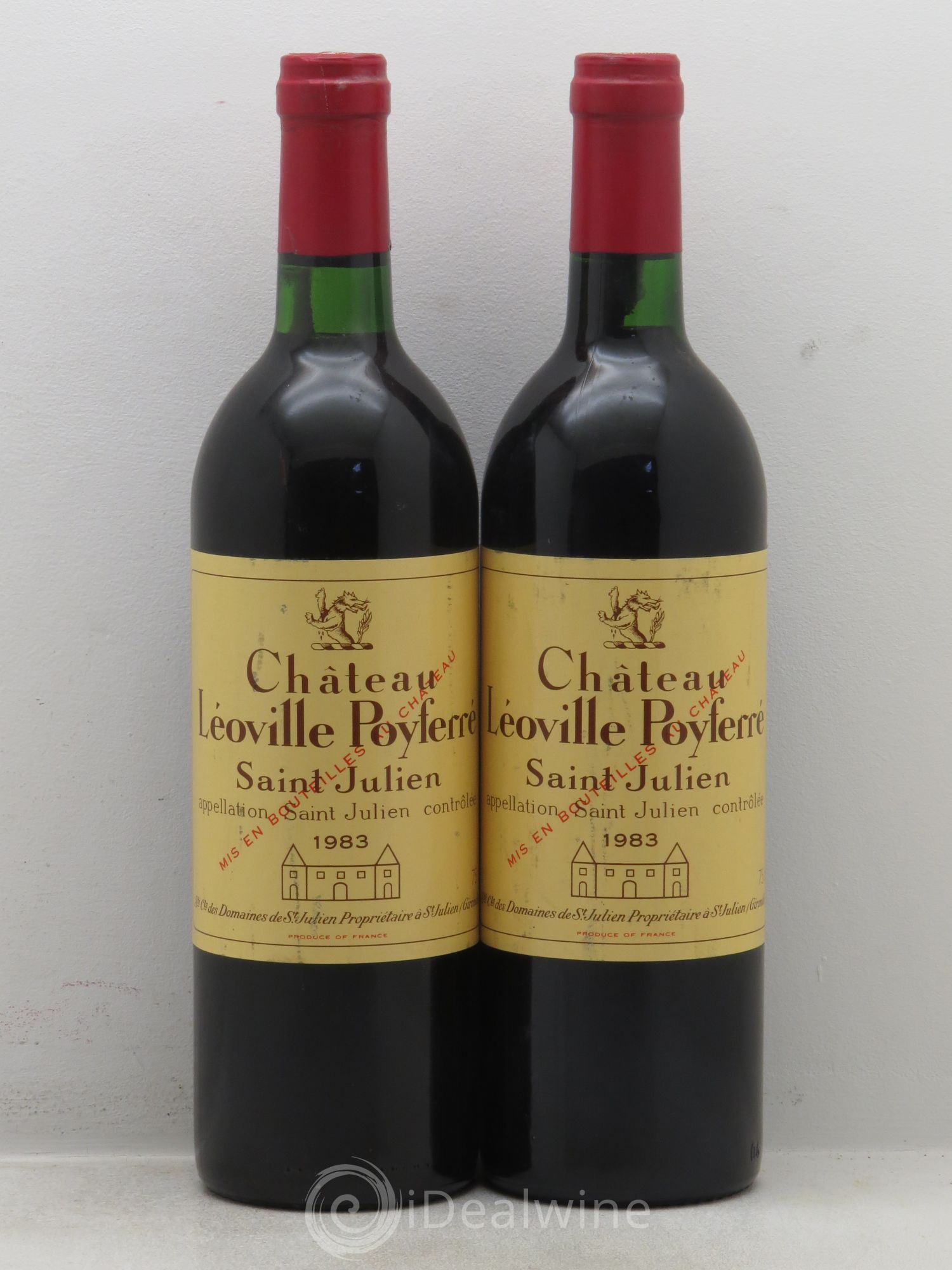 Château Léoville Poyferré 2ème Grand Cru Classé 1983 - Lot de 2 bouteilles - 0