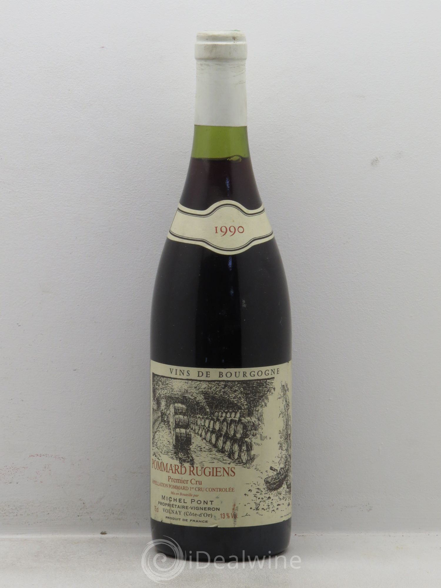 Pommard 1er Cru Michel Pont 1990 - Lot de 1 bouteille - 0