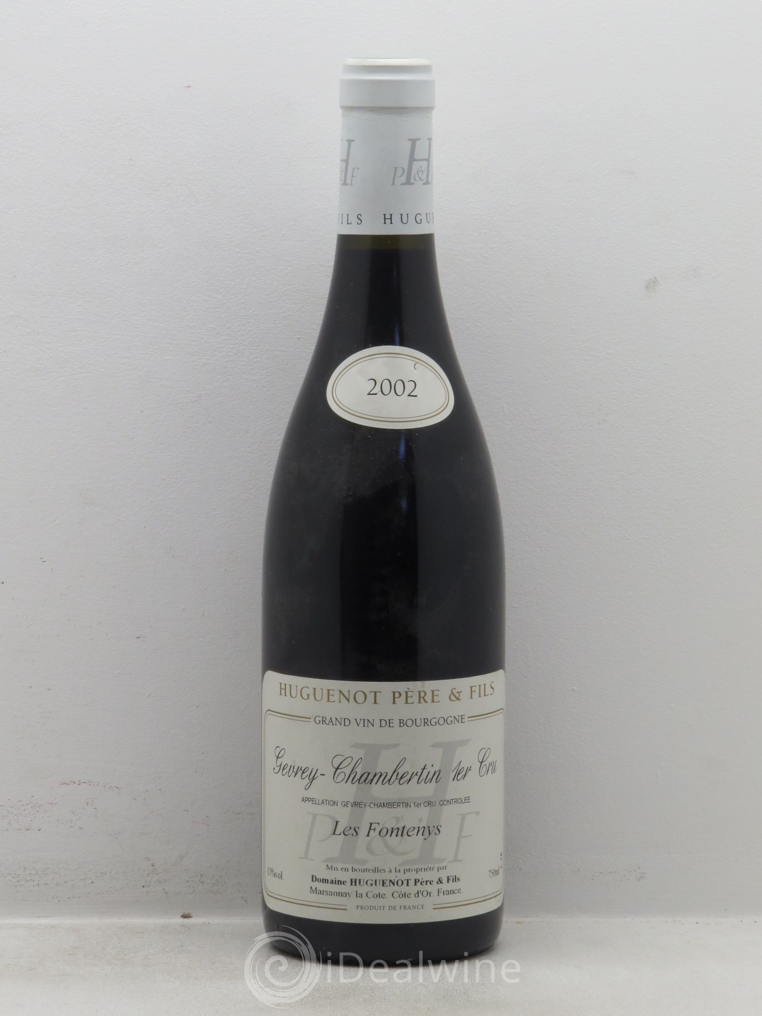 Gevrey-Chambertin 1er Cru Domaine Huguenot 2002 - Lot de 1 bouteille - 0