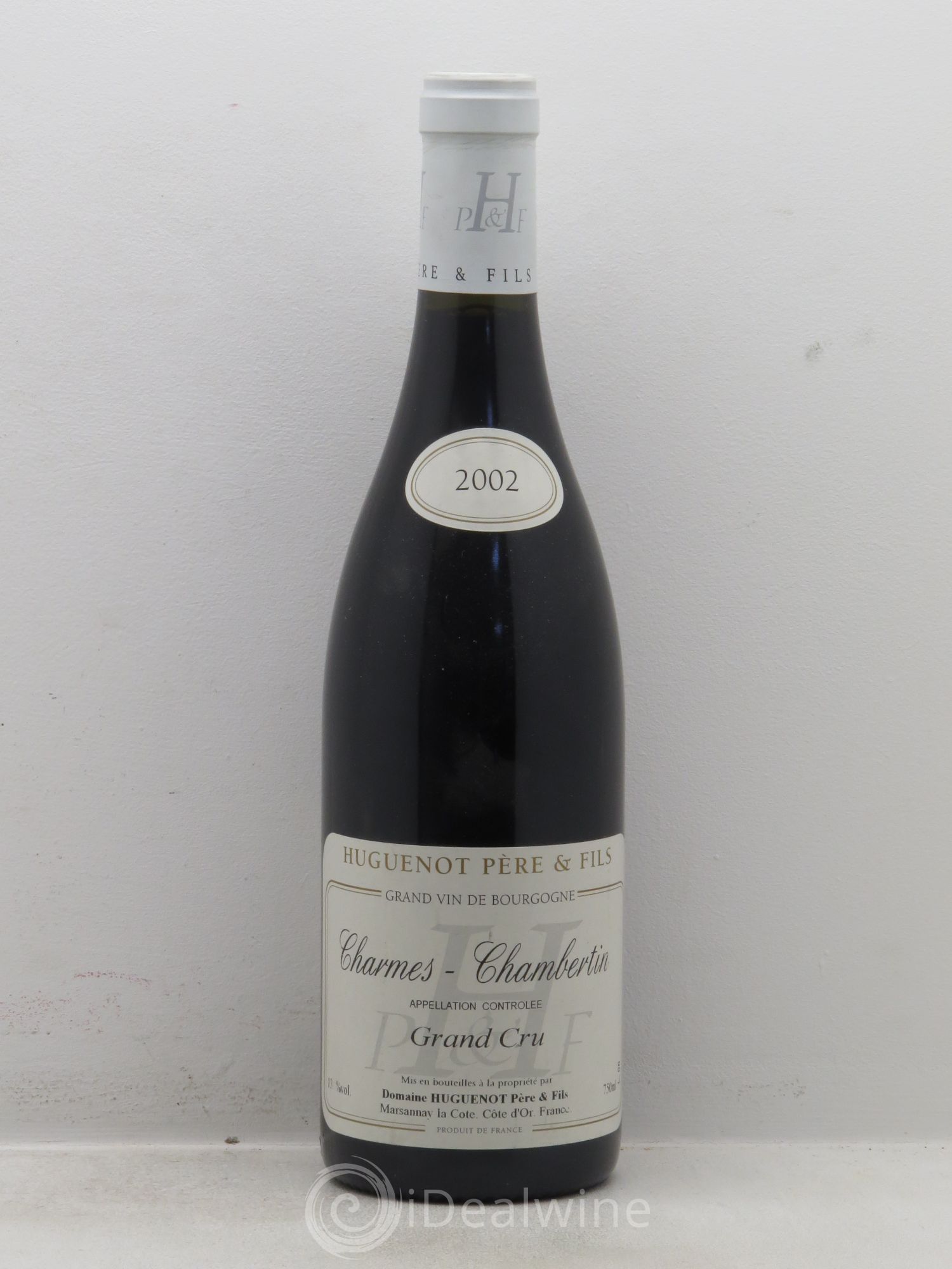 Charmes-Chambertin Grand Cru Domaine Huguenot 2002 - Lot de 1 bouteille - 0