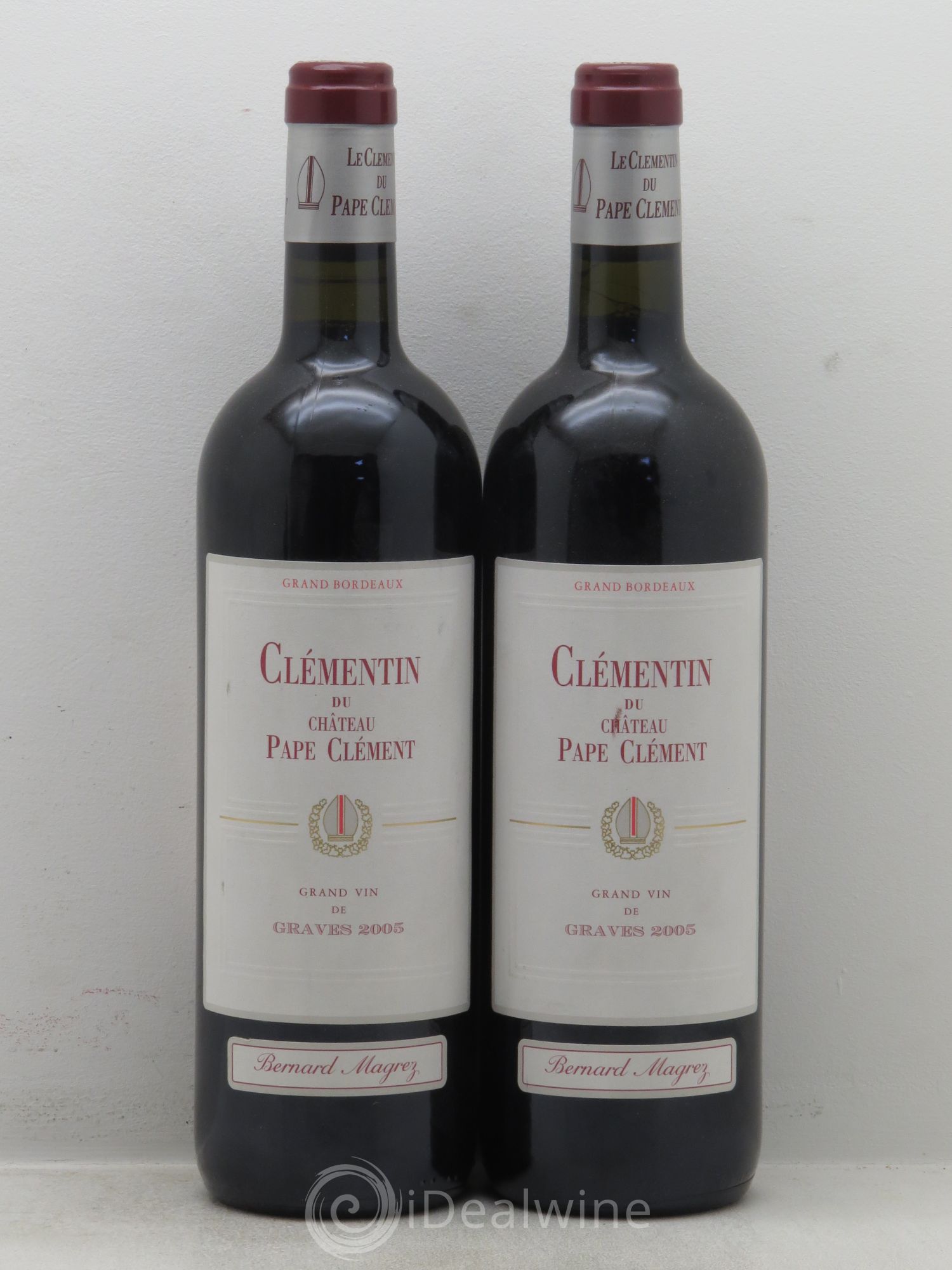 Le Clémentin de Pape Clément Second Vin 2005 - Lot de 2 bouteilles - 0