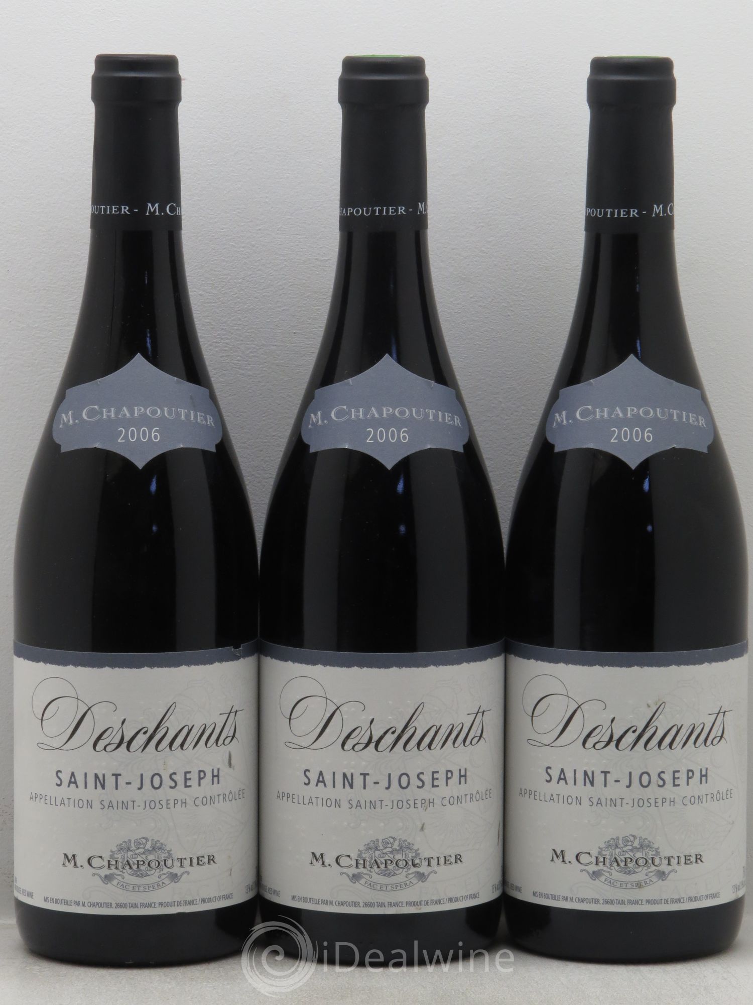 Saint-Joseph Deschants 2006 - Lot de 3 bouteilles - 0