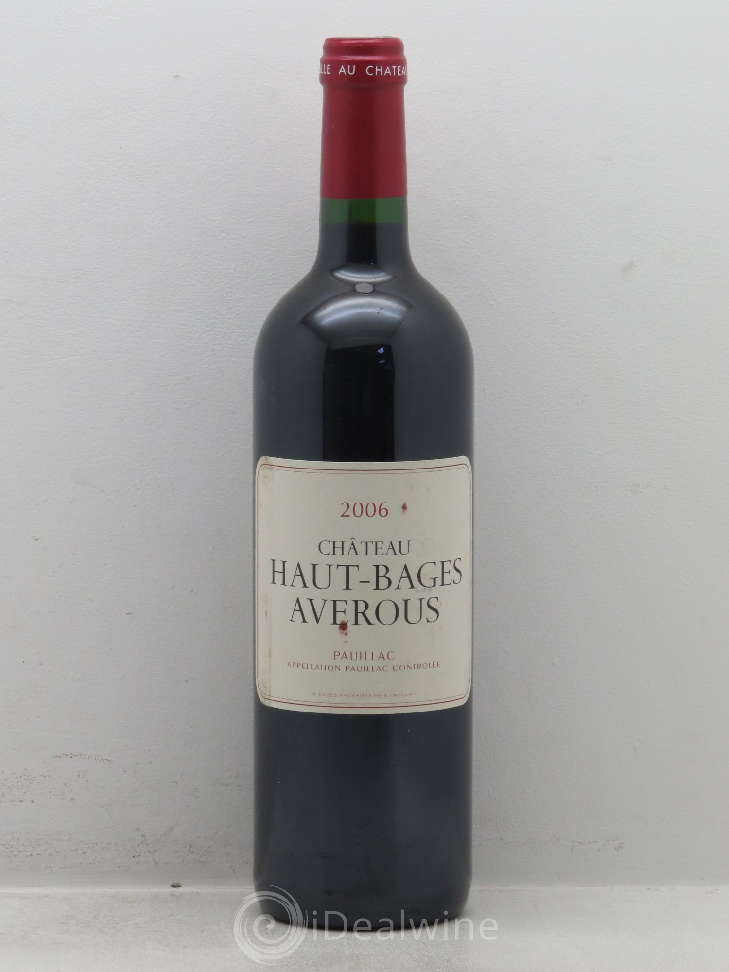 Château Haut Bages Averous Cru Bourgeois 2006 - Lot de 1 bouteille - 0