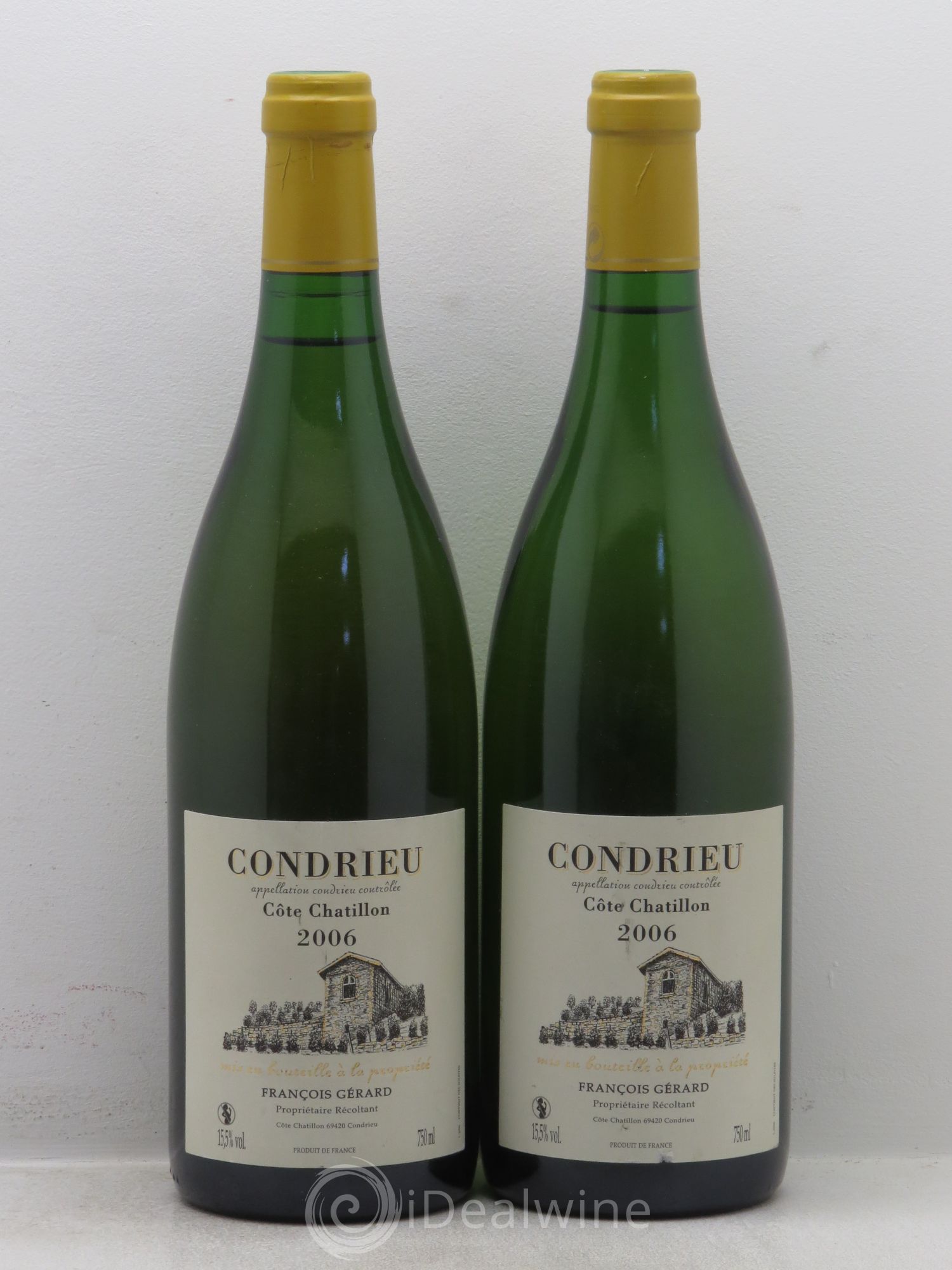 Condrieu Cote Chatillon - F.Gerard 2006 - Posten von 2 Flaschen - 0