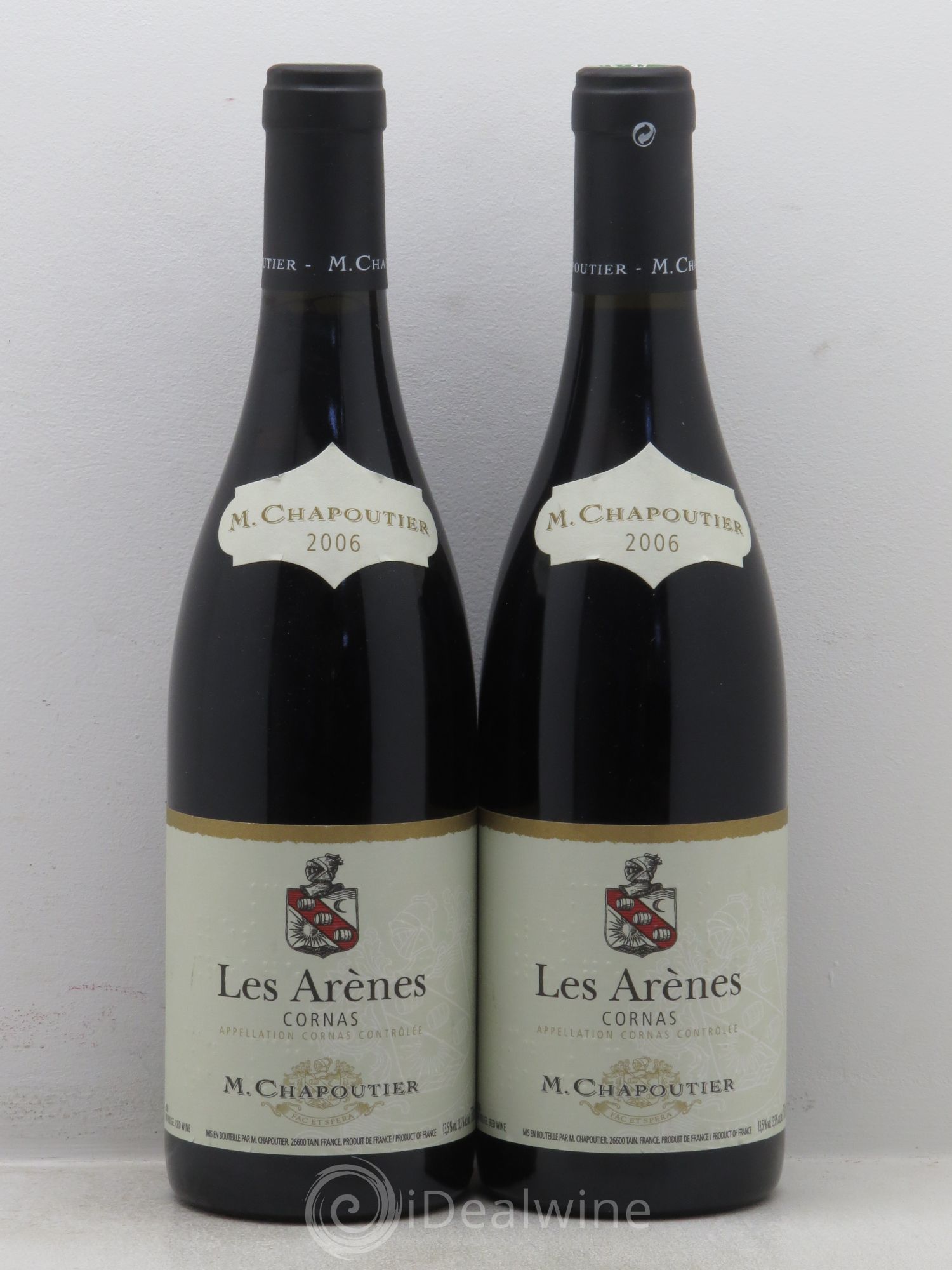 Cornas Les Arennes - Chapoutier 2006 - Posten von 2 Flaschen - 0
