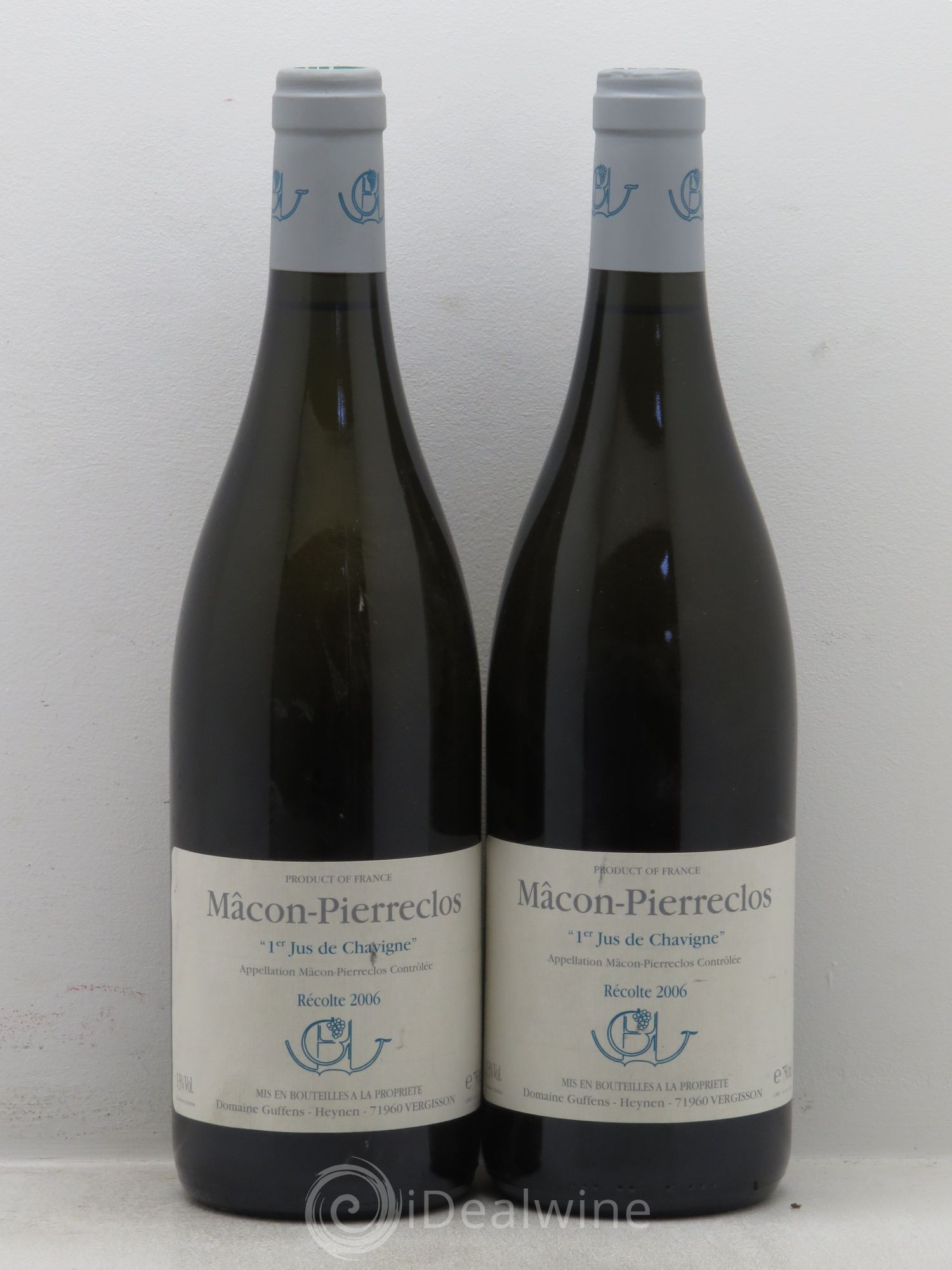 Mâcon Pierreclos 1er Jus de Chavigne - Guffens Heynen 2006 - Posten von 2 Flaschen - 0