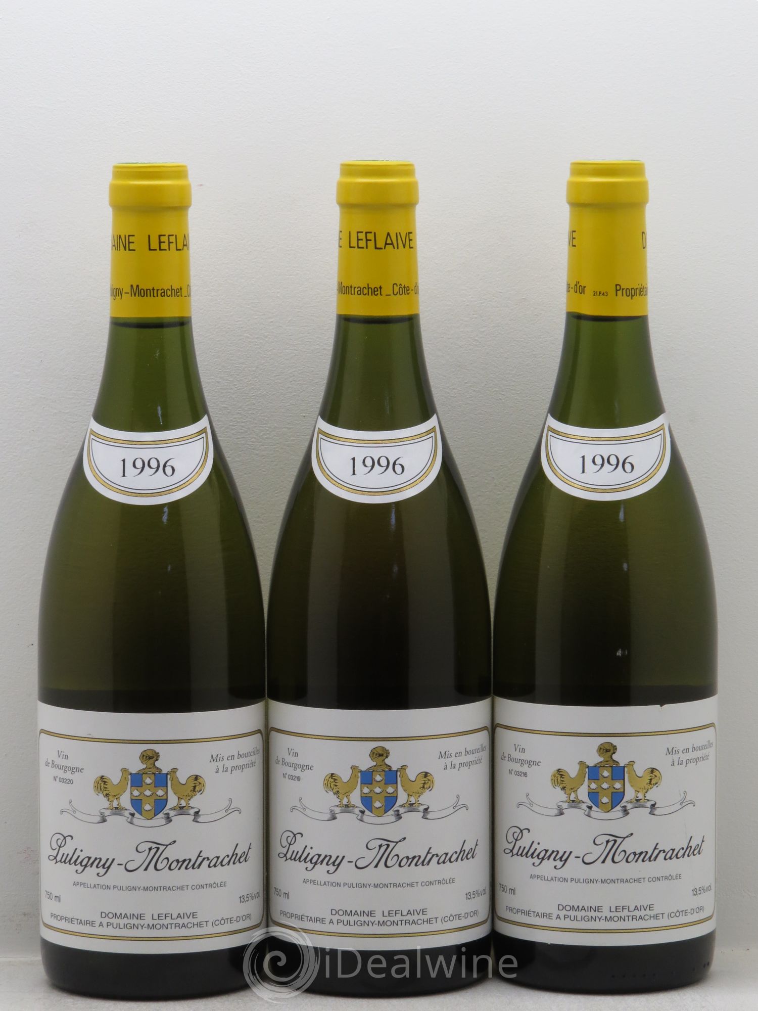 Puligny-Montrachet Leflaive (Domaine) 1996 - Lot de 3 bouteilles - 0
