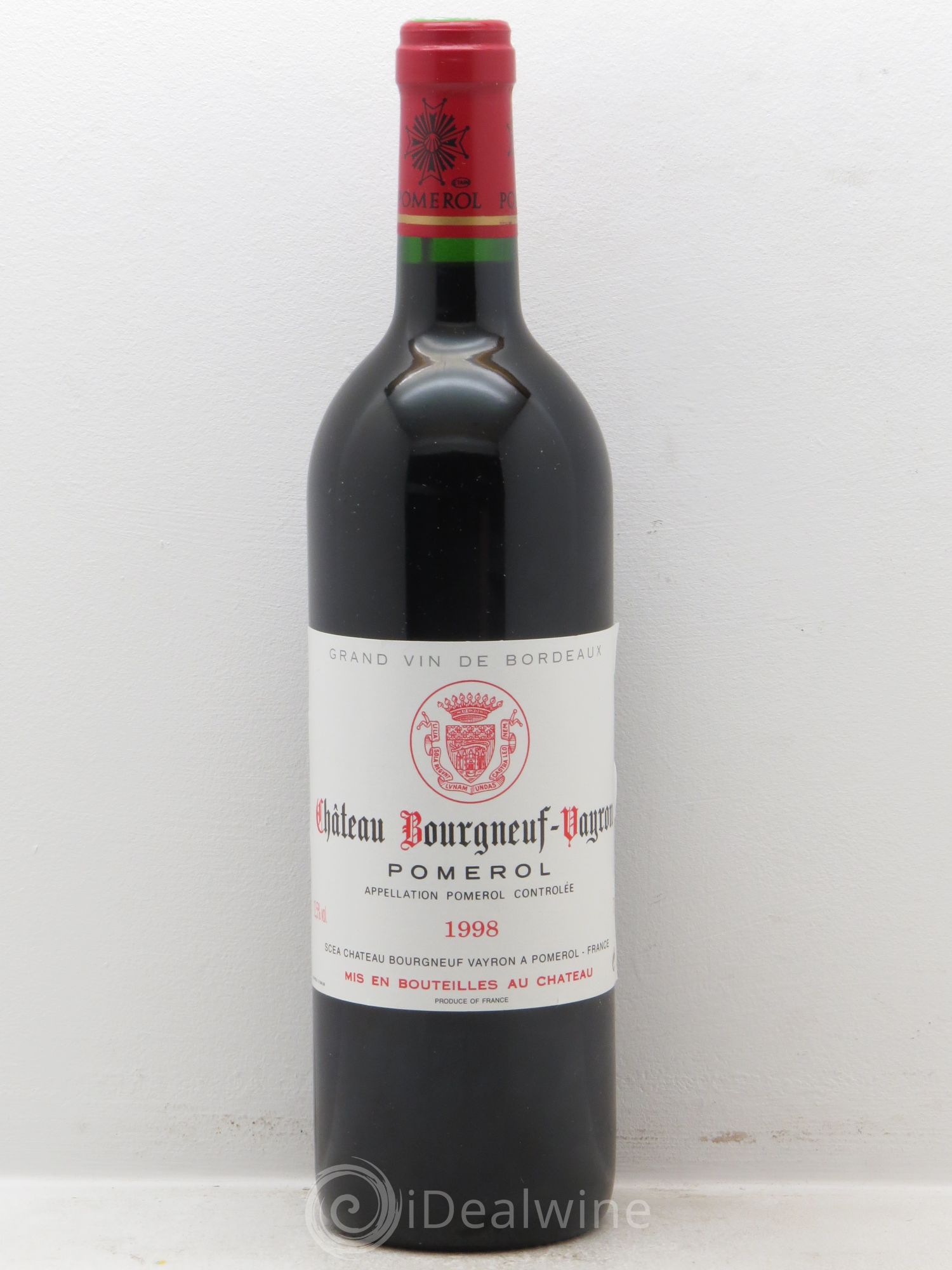 Château Bourgneuf Vayron 1998 - Lot de 1 bouteille - 0
