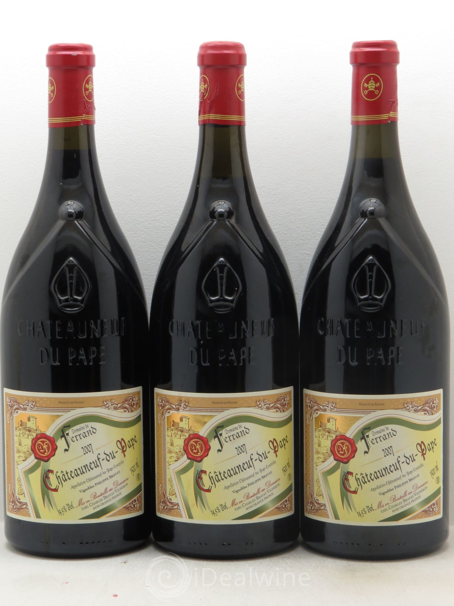 Châteauneuf-du-Pape Domaine Ferrand 2007 - Posten von 3 Magnum - 0