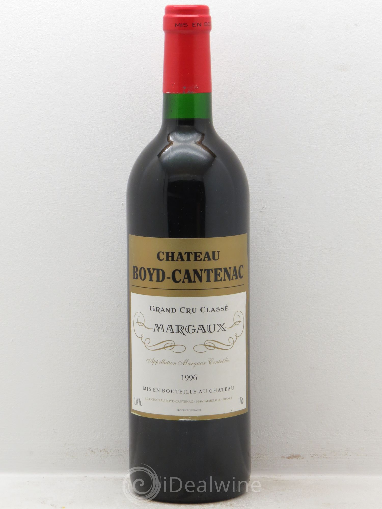 Château Boyd Cantenac 3ème Grand Cru Classé 1996 - Lot de 1 bouteille - 0