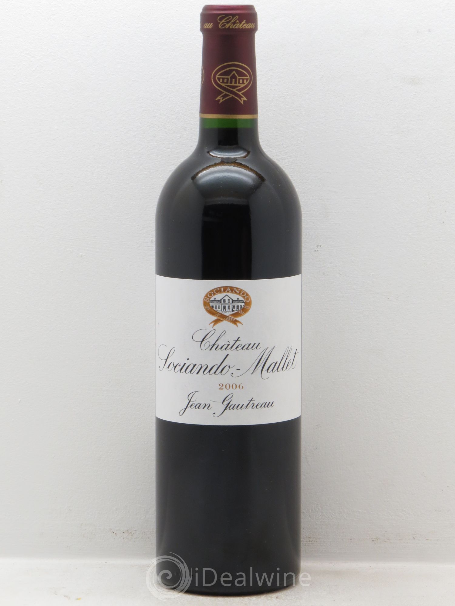 Château Sociando Mallet 2006 - Lot de 6 bouteilles - 0