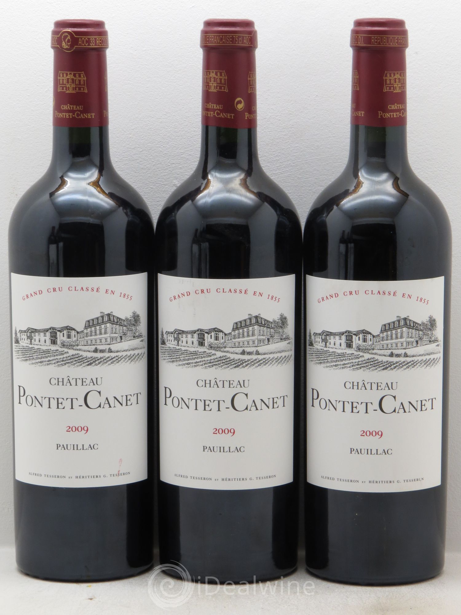 Château Pontet Canet 5ème Grand Cru Classé 2009 - Lot de 6 bouteilles - 1