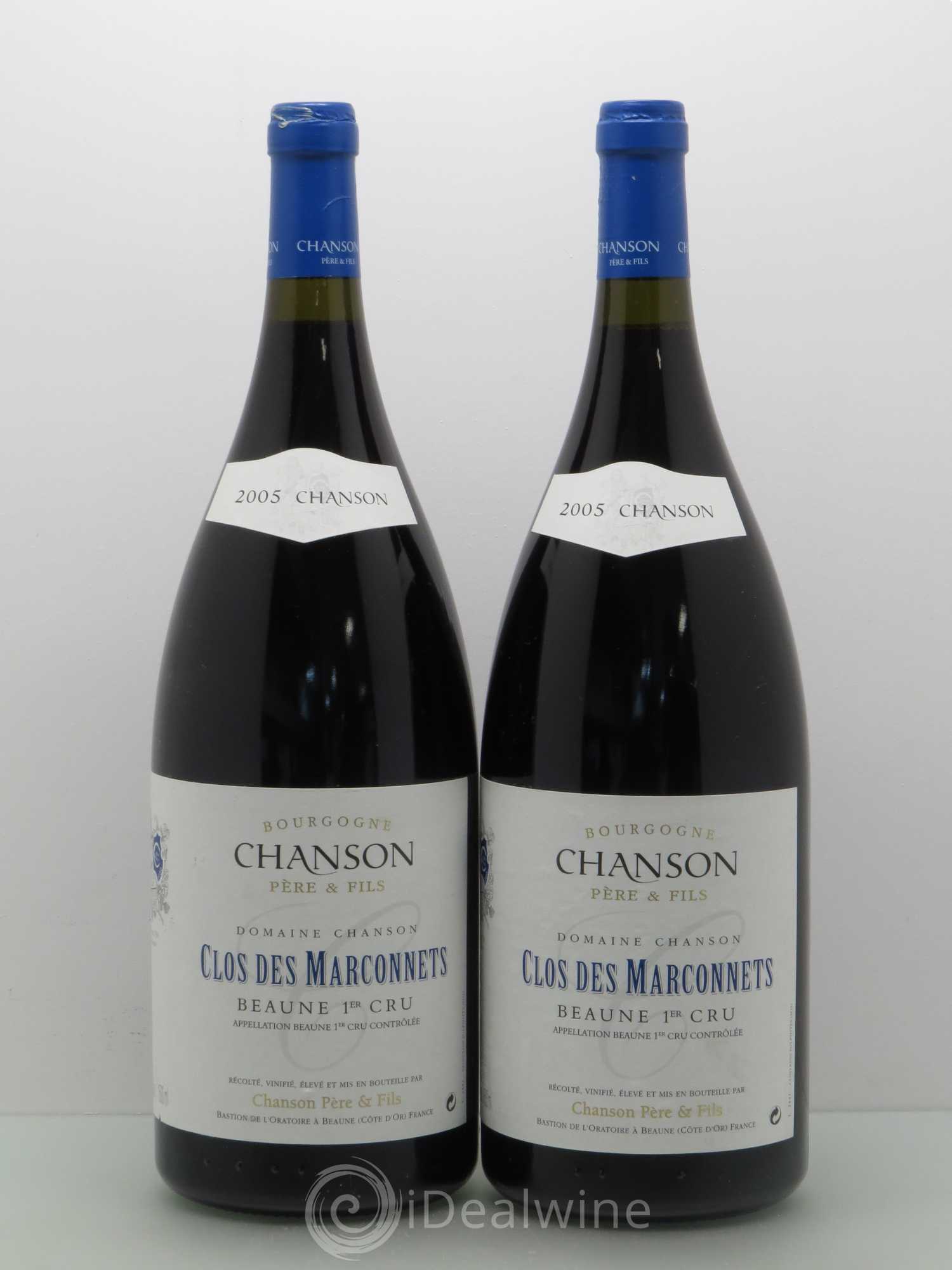 Beaune 1er Cru Les Marconnets Chanson 2005 - Lot de 2 magnums - 0