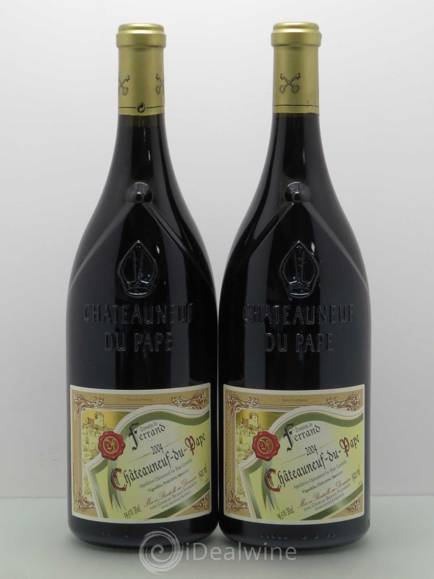 Châteauneuf-du-Pape Ferrand Philippe Bravay 2004 - Posten von 2 Magnum - 0