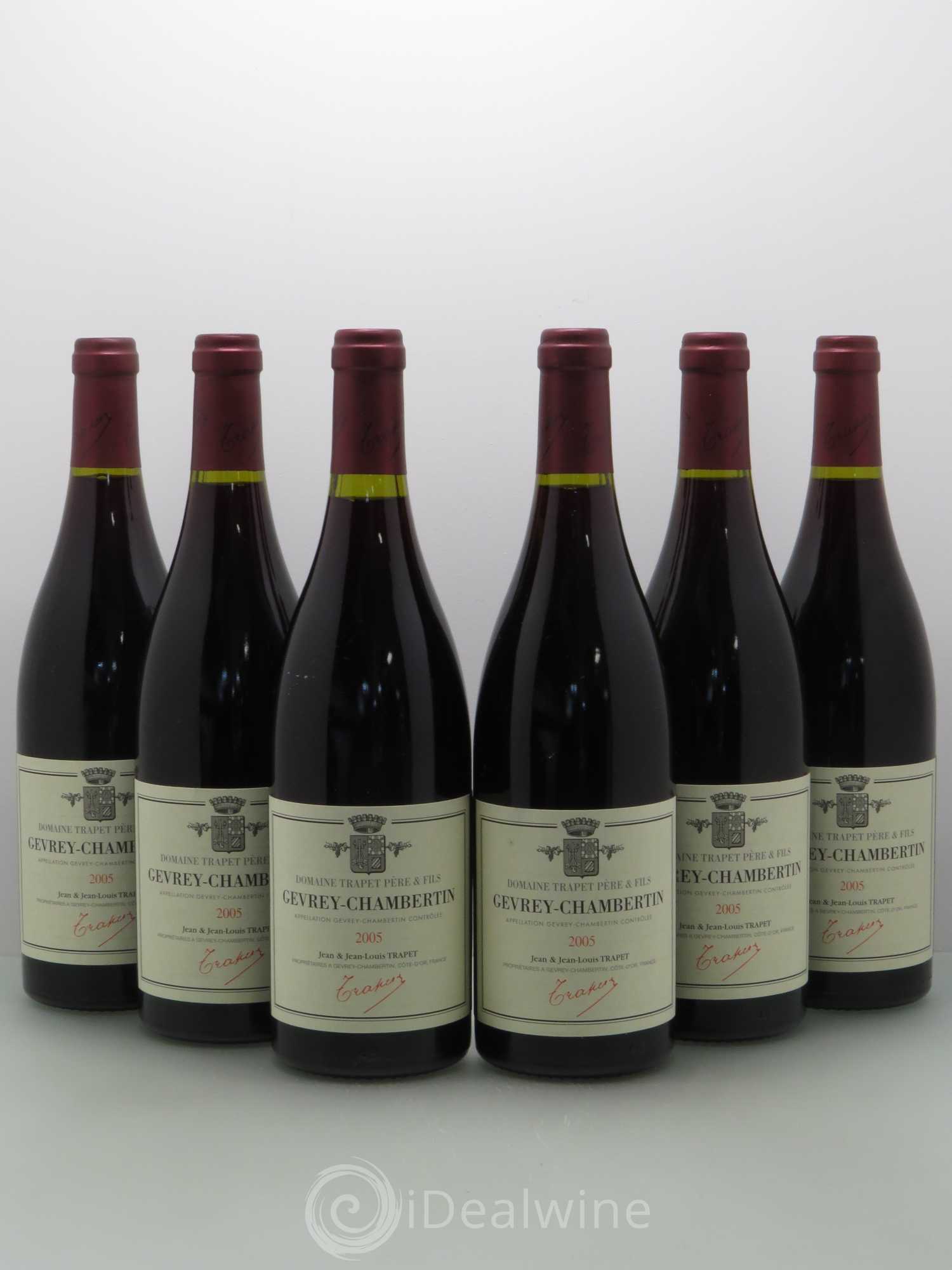 Gevrey-Chambertin Domaine Jean Trapet Pere & Fils 2005 - Posten von 6 Flaschen - 0