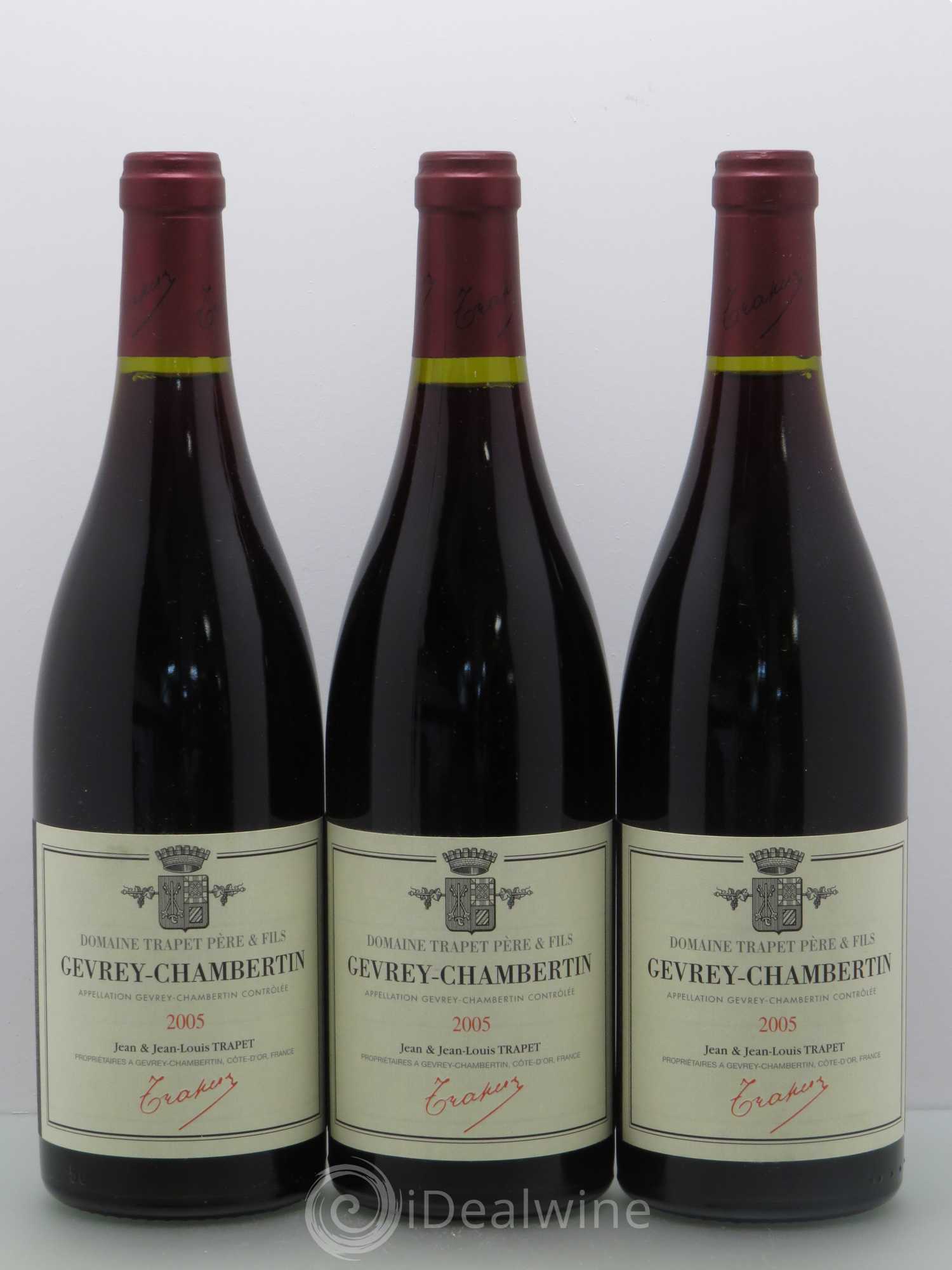 Gevrey-Chambertin Domaine Jean Trapet Pere & Fils 2005 - Posten von 3 Flaschen - 0