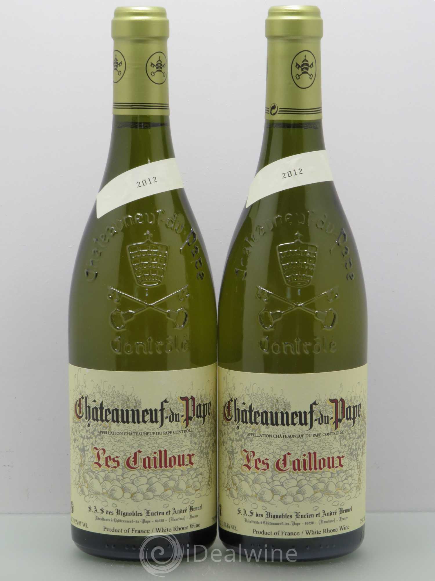 Châteauneuf-du-Pape Les Cailloux André Brunel 2012 - Lot de 2 bouteilles - 0