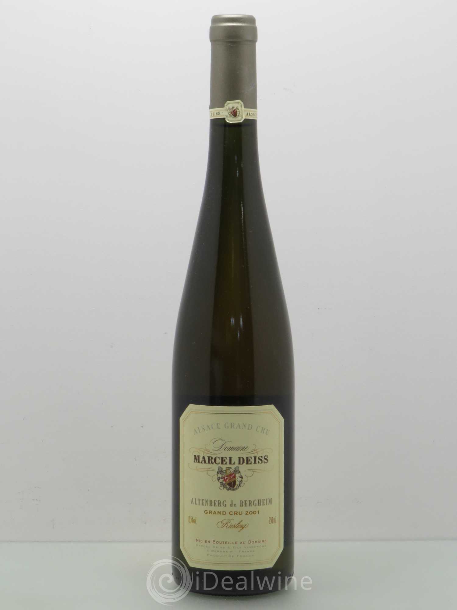 Alsace Grand Cru Altenberg de Bergheim Marcel Deiss (Domaine) Riesling 2001 - Lot de 1 bouteille - 0