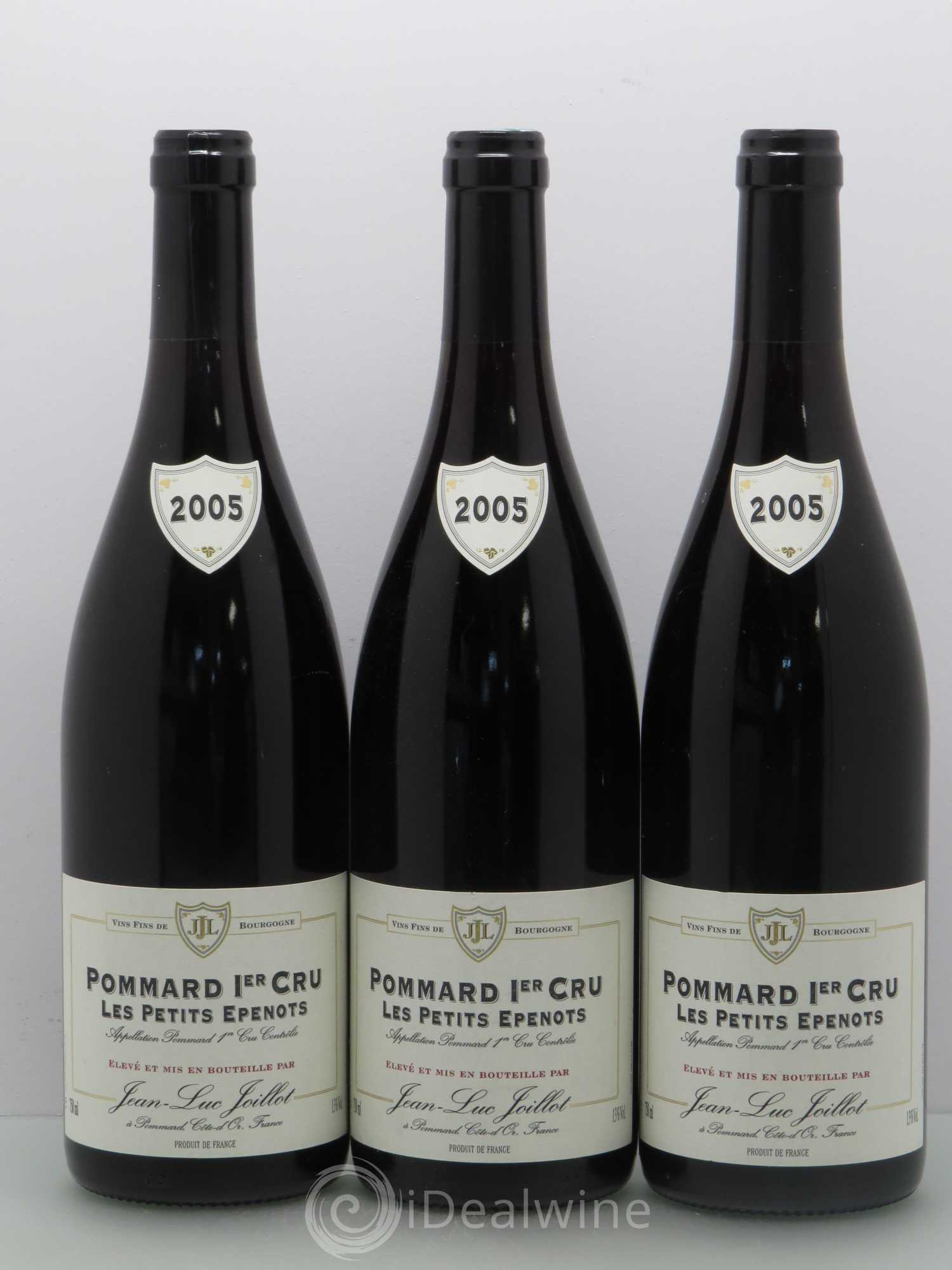 Pommard 1er Cru Les Petits Epenots Joillot 2005 - Posten von 6 Flaschen - 2