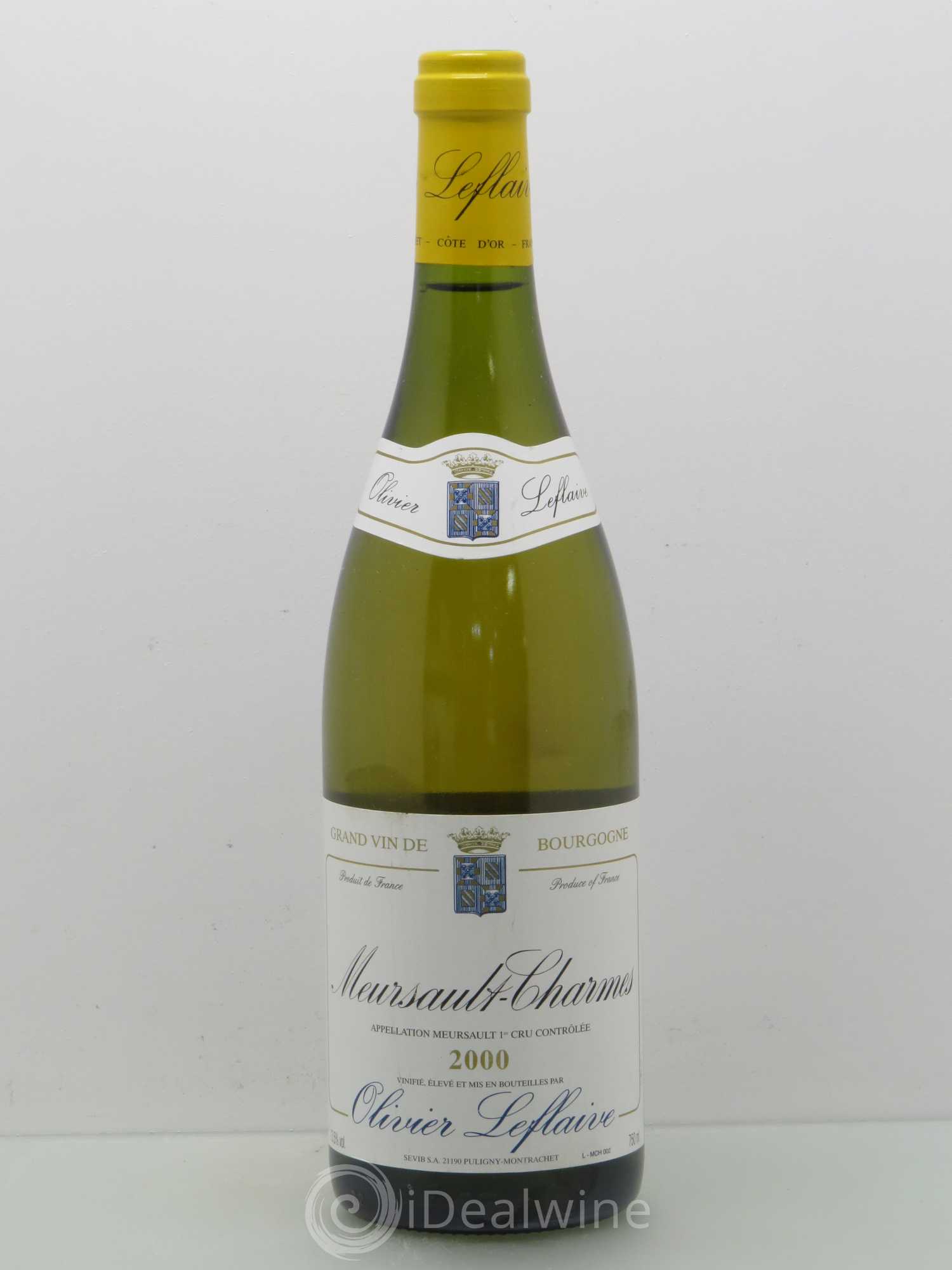 Meursault 1er Cru Charmes O. Leflaive 2000 - Posten von 1 Flasche - 0