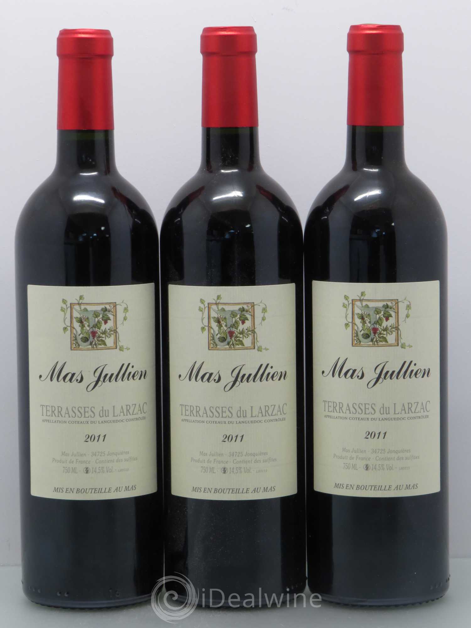 Terrasses du Larzac Mas Jullien Olivier Jullien 2011 - Lot de 6 bouteilles - 2