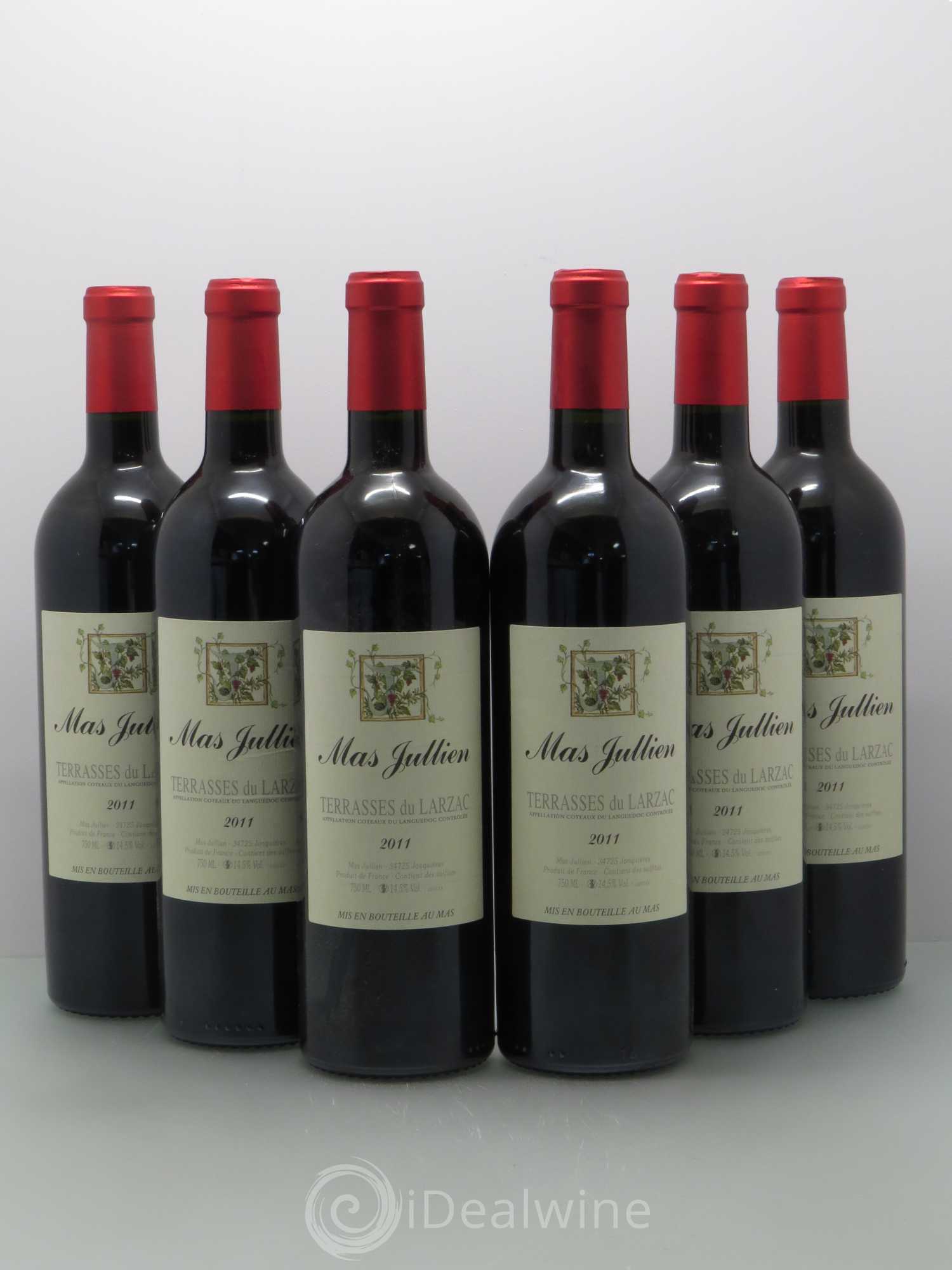 Terrasses du Larzac Mas Jullien Olivier Jullien 2011 - Lot de 6 bouteilles - 0
