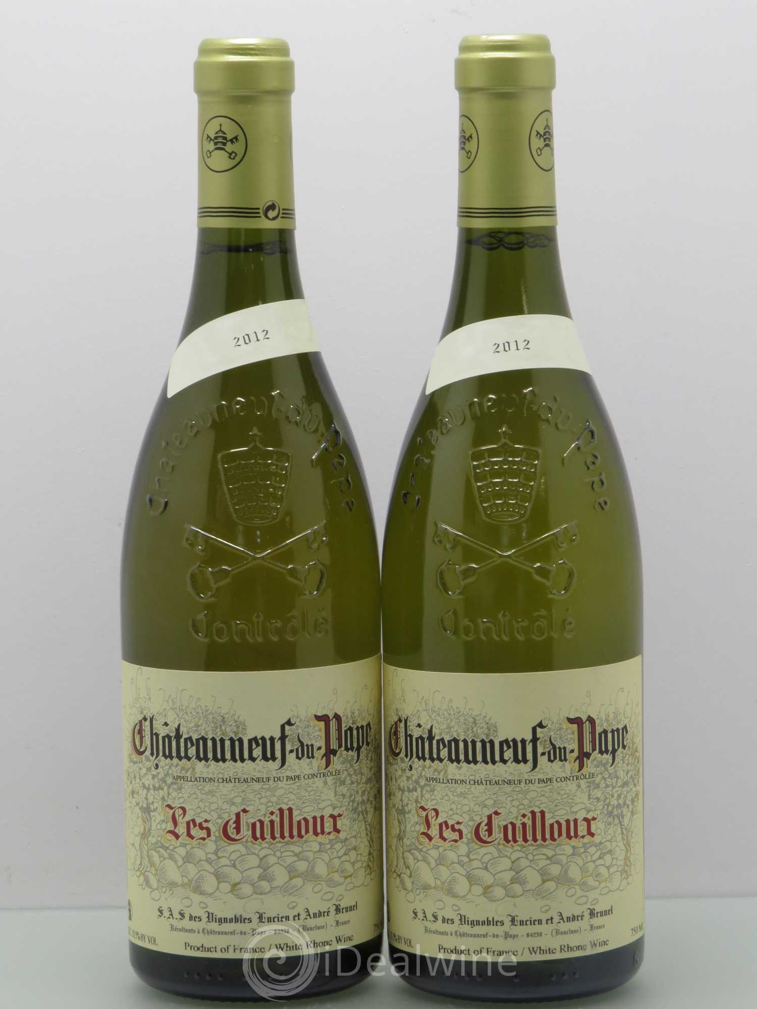 Châteauneuf-du-Pape Les Cailloux André Brunel 2012 - Lot de 2 bouteilles - 0
