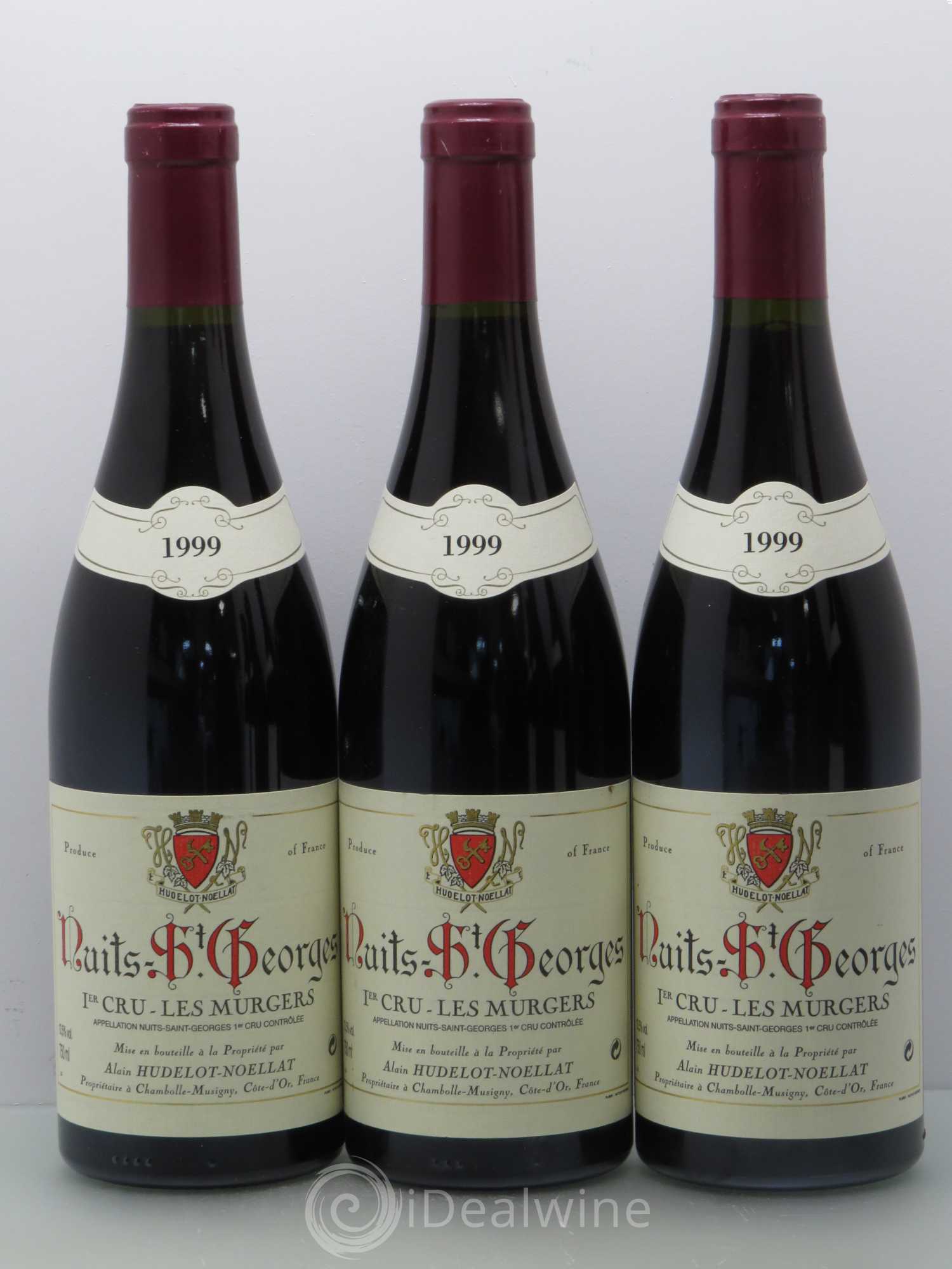 Nuits-Saint-Georges 1er Cru Les Murgers Hudelot-Noëllat 1999 - Lot de 6 bouteilles - 1