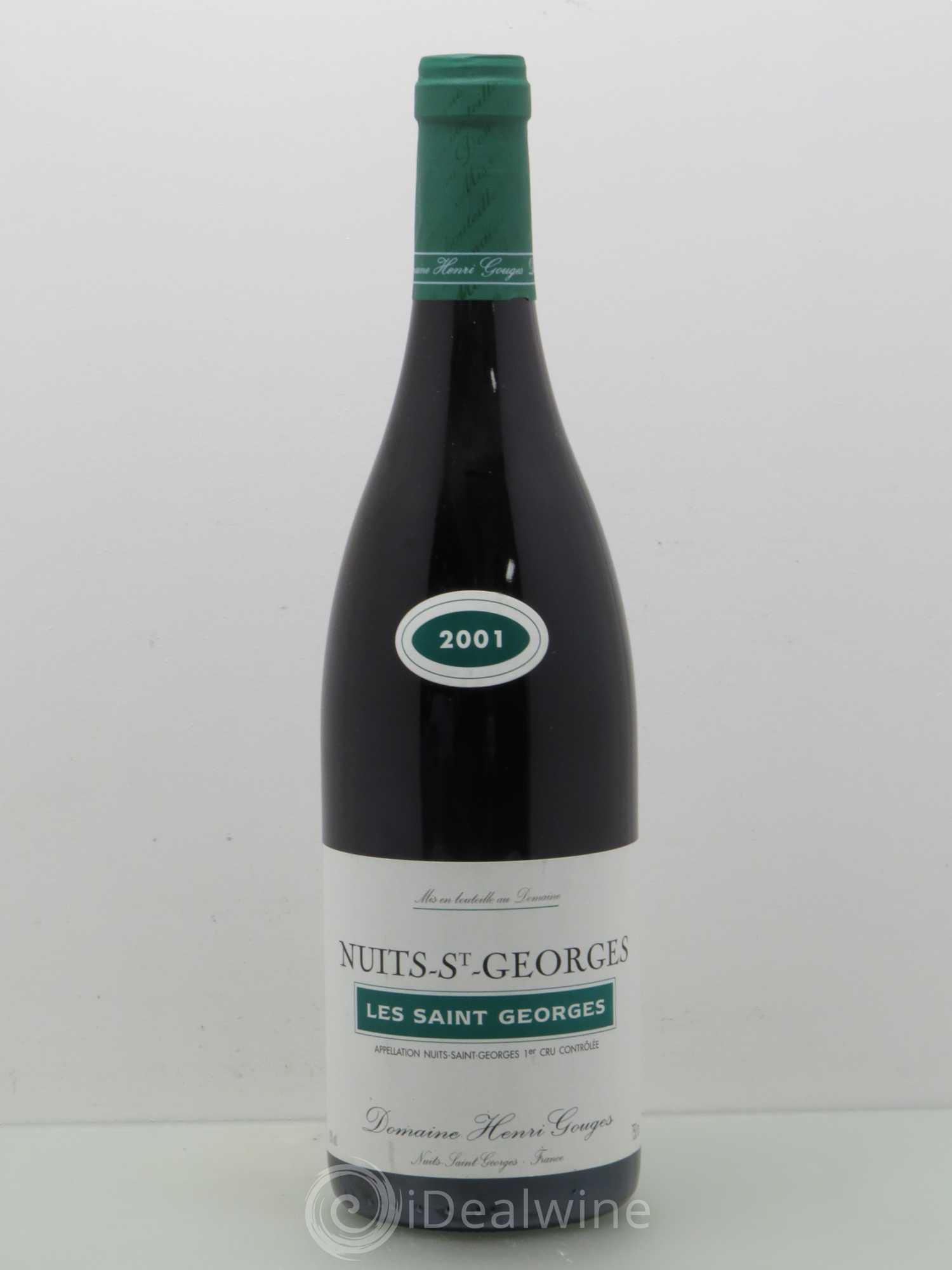 Nuits-Saint-Georges 1er Cru Les Saints Georges Henri Gouges 2001 - Posten von 1 Flasche - 0