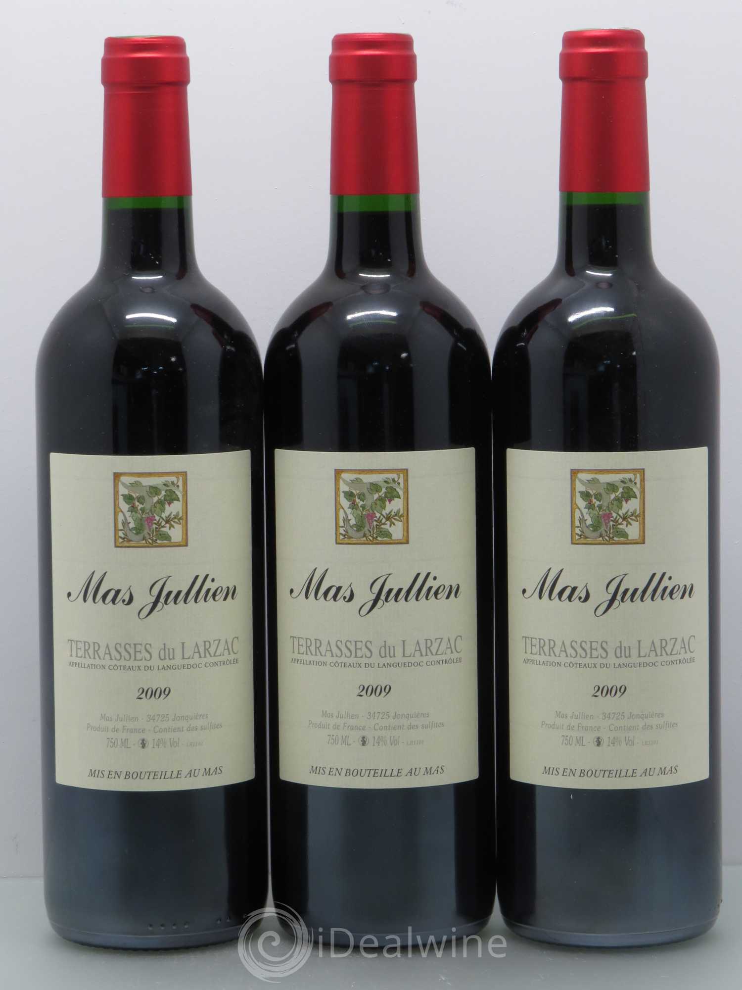 Terrasses du Larzac Mas Jullien Olivier Jullien 2009 - Lot de 6 bouteilles - 2