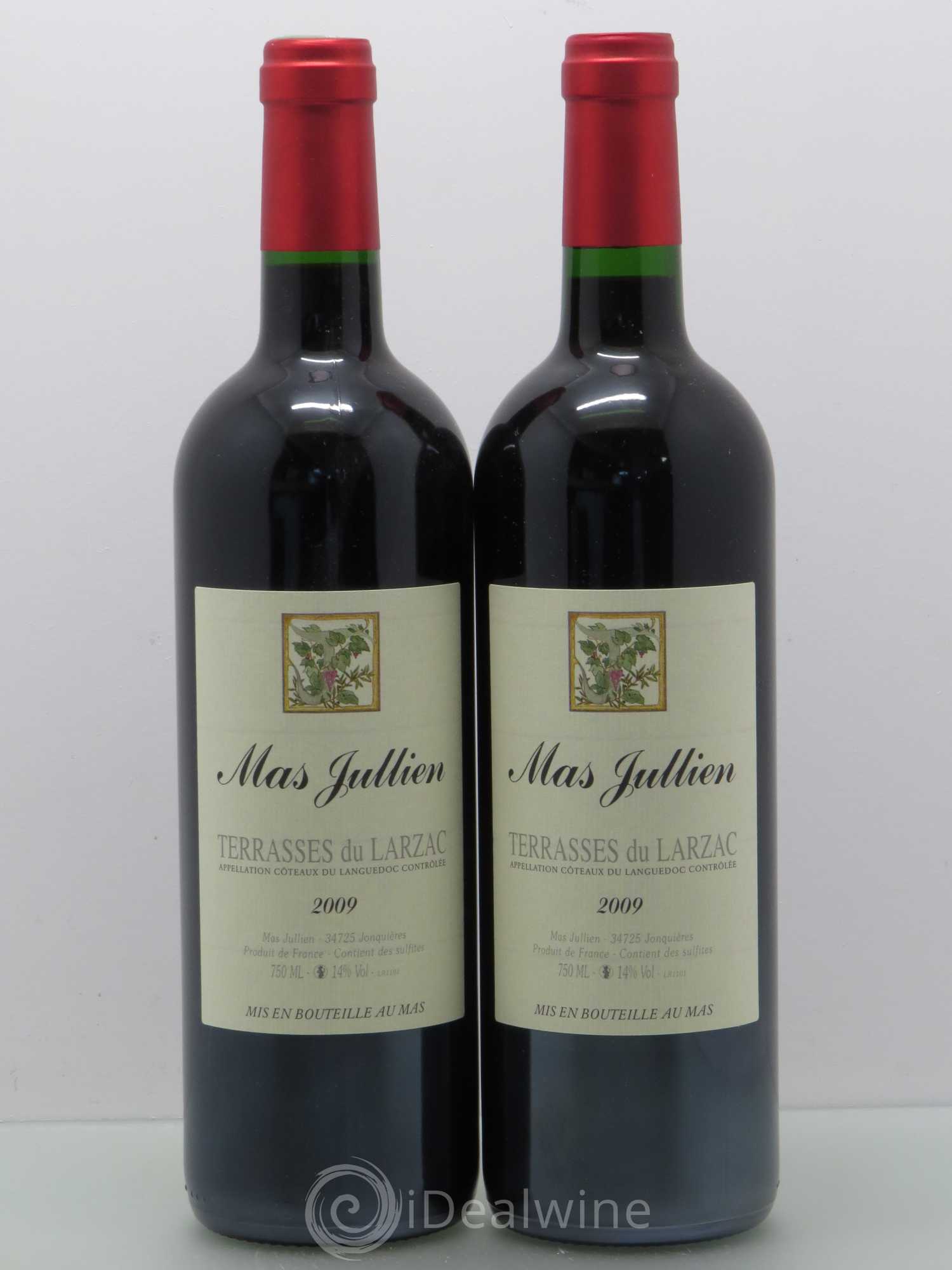 Terrasses du Larzac Mas Jullien Olivier Jullien 2009 - Lot de 2 bouteilles - 0