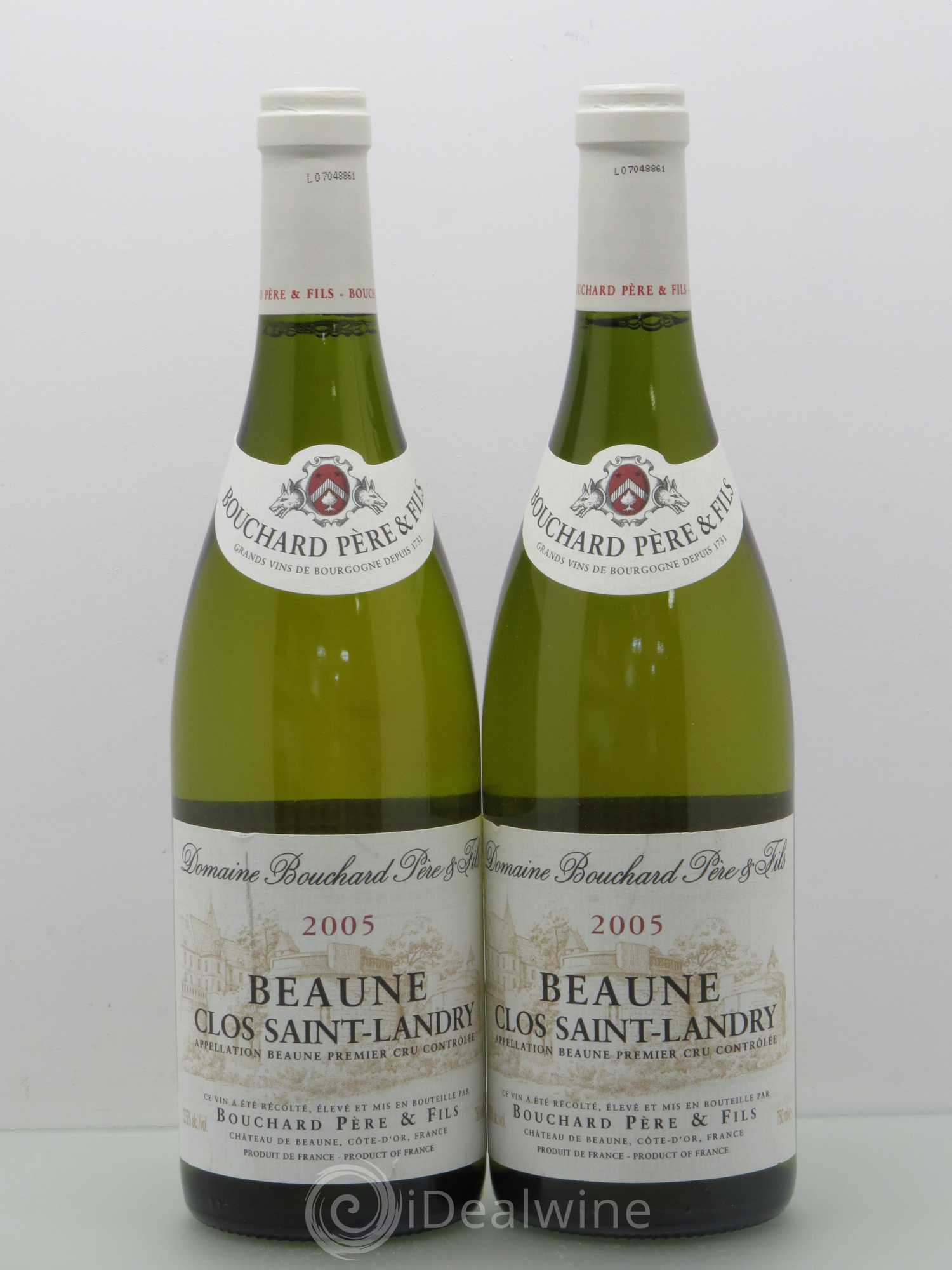 Beaune 1er Cru Clos Saint Landry Monopole Bouchard Père & Fils 2005 - Lot de 2 bouteilles - 0