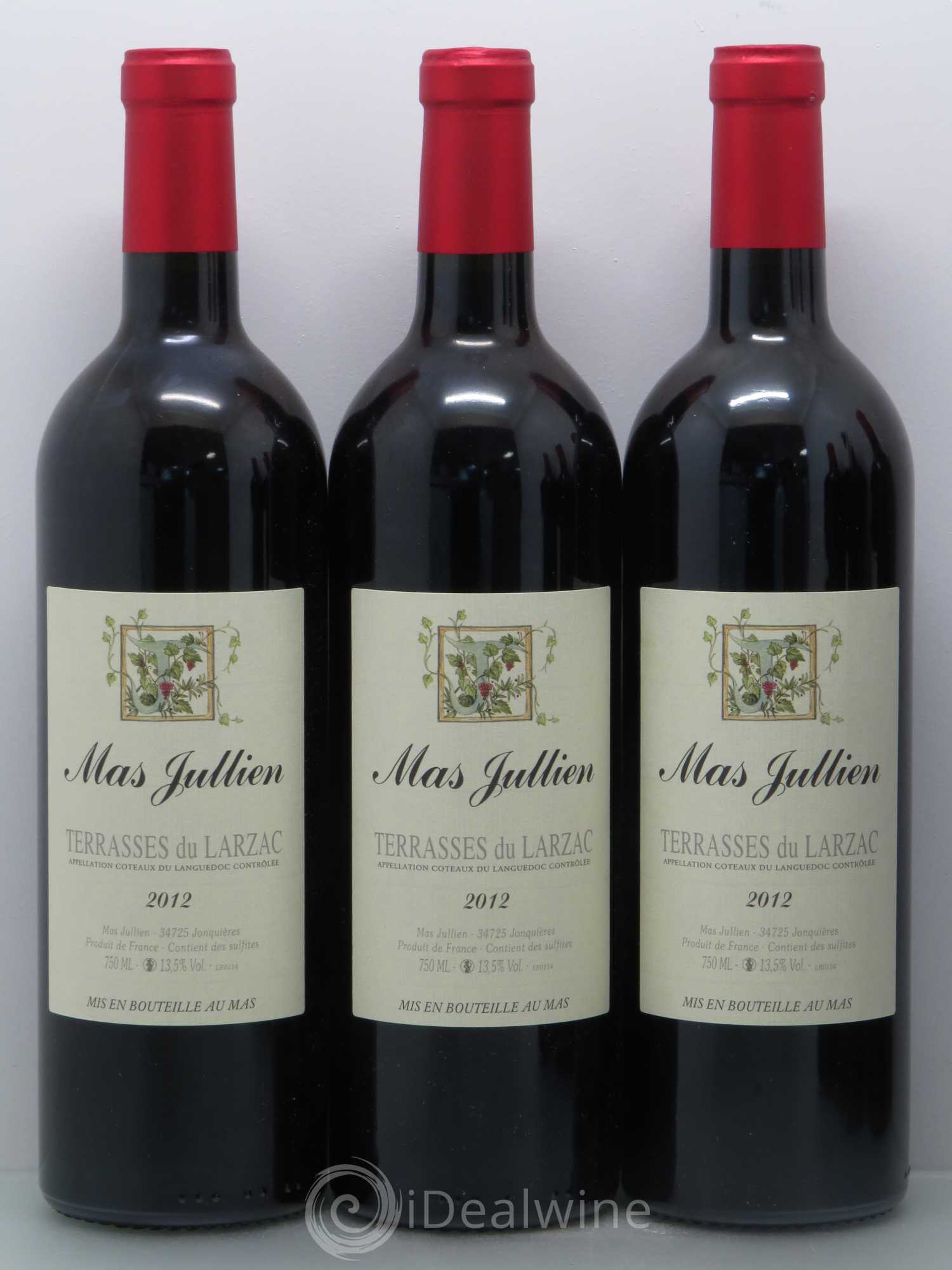 Terrasses du Larzac Mas Jullien Olivier Jullien 2012 - Lot de 6 bouteilles - 1