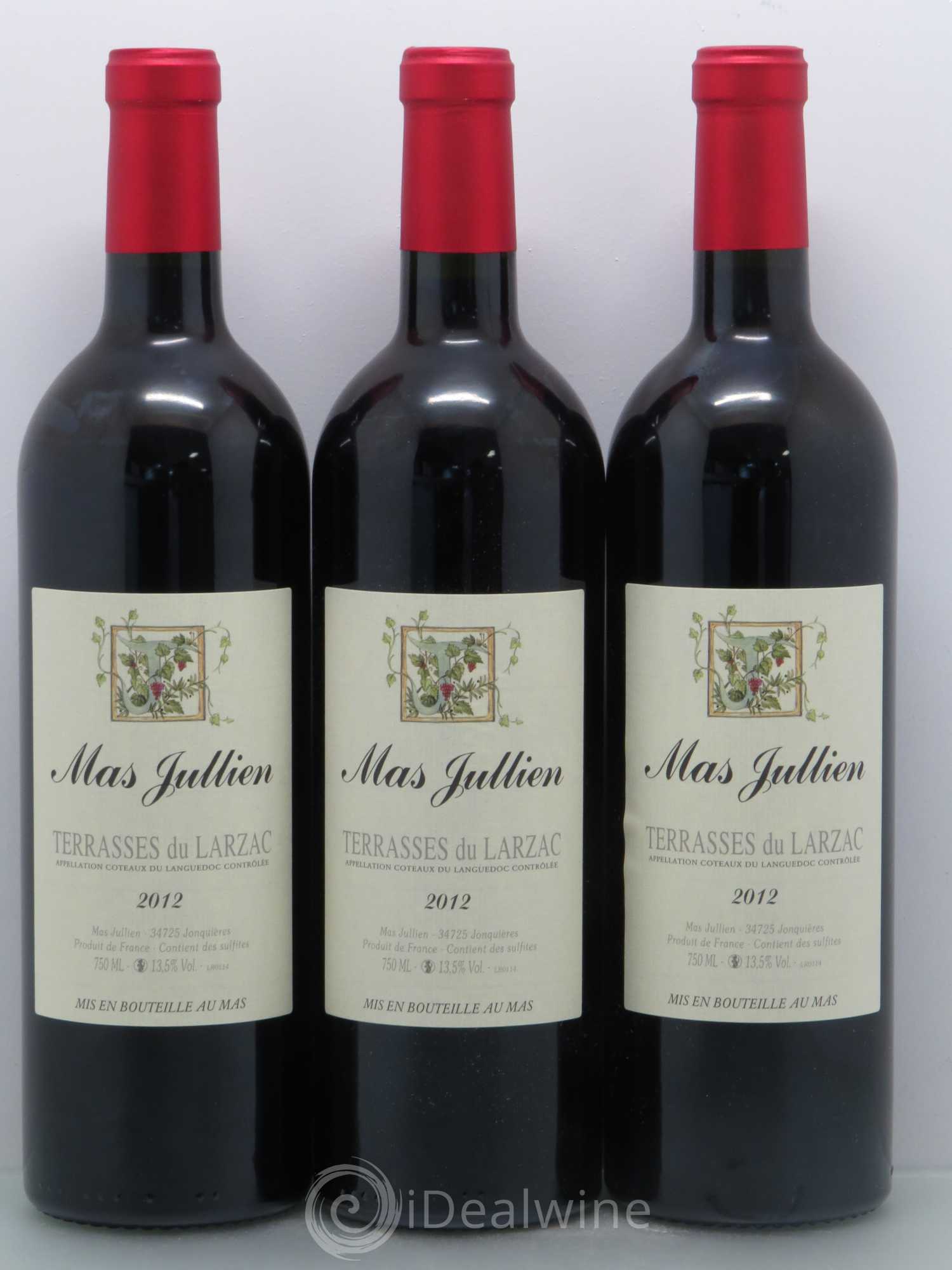 Terrasses du Larzac Mas Jullien Olivier Jullien 2012 - Lot de 6 bouteilles - 2